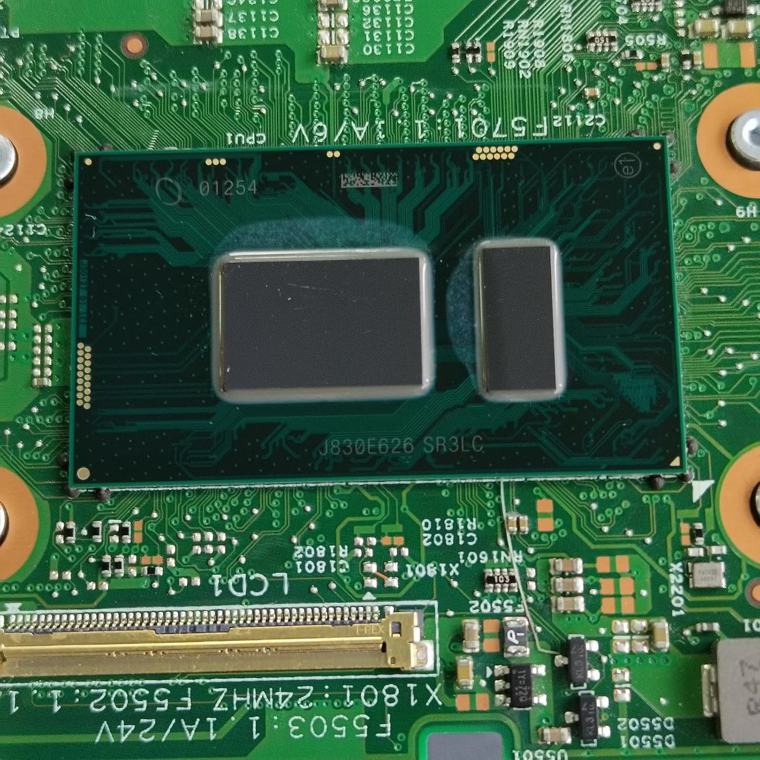 برد اصلی جایگزین برای دل Inspiron 13 7370 مدل KYLO Ren 13 16839-1 با پردازنده i7-8550U و 8 گیگابایت رم، شماره قطعه 00NVF7 0NVF7