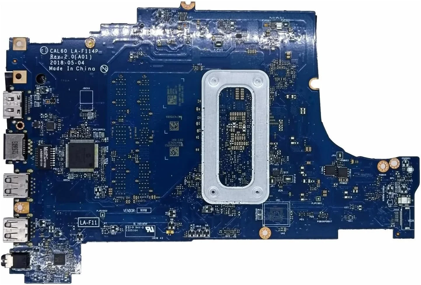 مادربرد جایگزین 06PT7V 6PT7V برای لپ تاپ دل Inspiron 5570 مدل CAL60 LA-F114P، پردازنده اصلی i7-7500U