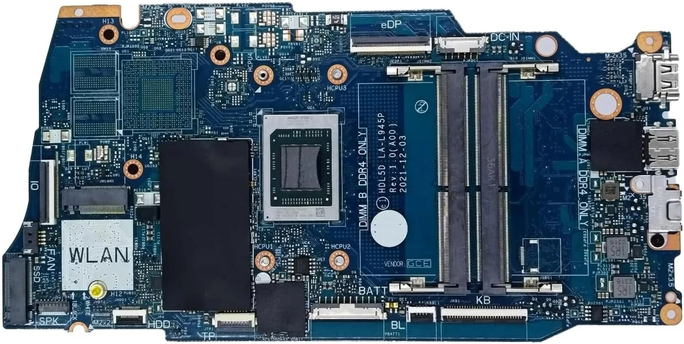 مادربرد جایگزین 0PRRG1 PRRG1 برای لپ تاپ دل Inspiron 15 3525 مدل HDL5D LA-L945P، پردازنده R3-5425U مادربرد جایگزین 0PRRG1 PRRG1 برای لپ تاپ دل Inspiron 15 3525 مدل HDL5D LA-L945P، پردازنده R3-5425U