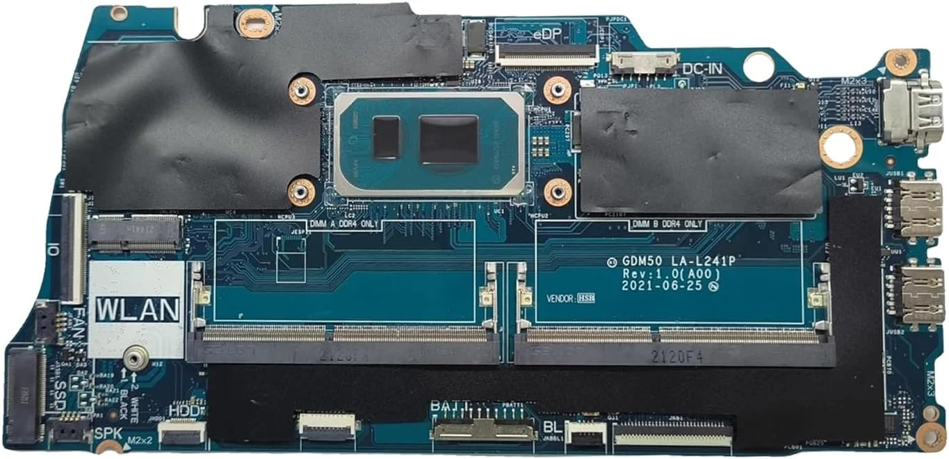 مادربرد جایگزین 0MGH75 MGH75 برای لپ تاپ Dell Vostro 15 3510، برد اصلی سیستم، پردازنده i3-1115G4 مدل GDM50 LA-L241P مادربرد جایگزین 0MGH75 MGH75 برای لپ تاپ Dell Vostro 15 3510، برد اصلی سیستم، پردازنده i3-1115G4 مدل GDM50 LA-L241P