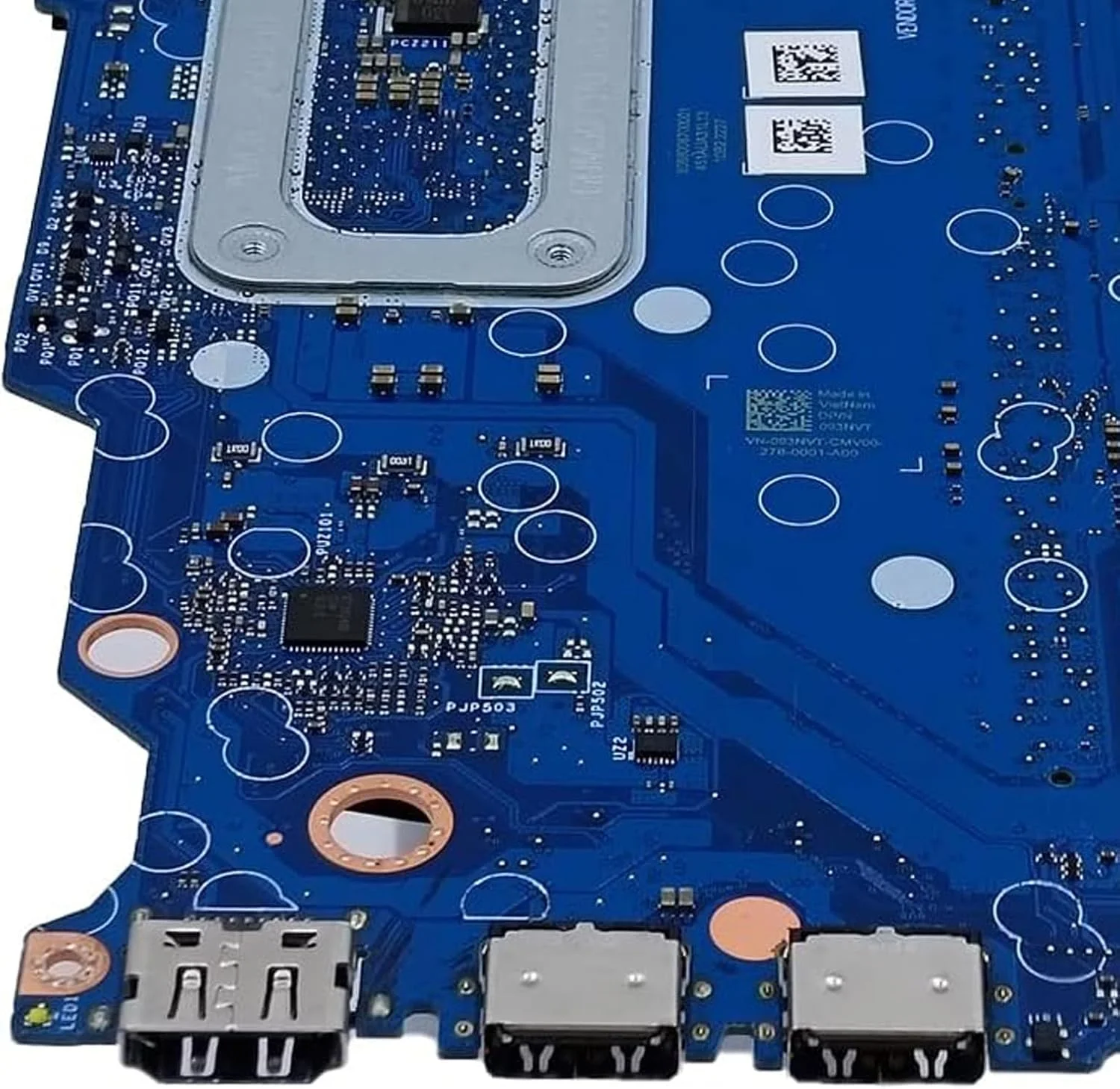 جایگزین مادربرد لپ تاپ دل اینسپایرون 15 3520 مدل 093NVT 93NVT، برد اصلی سیستم HDL50/HDL5A LA-L946P با پردازنده 7305