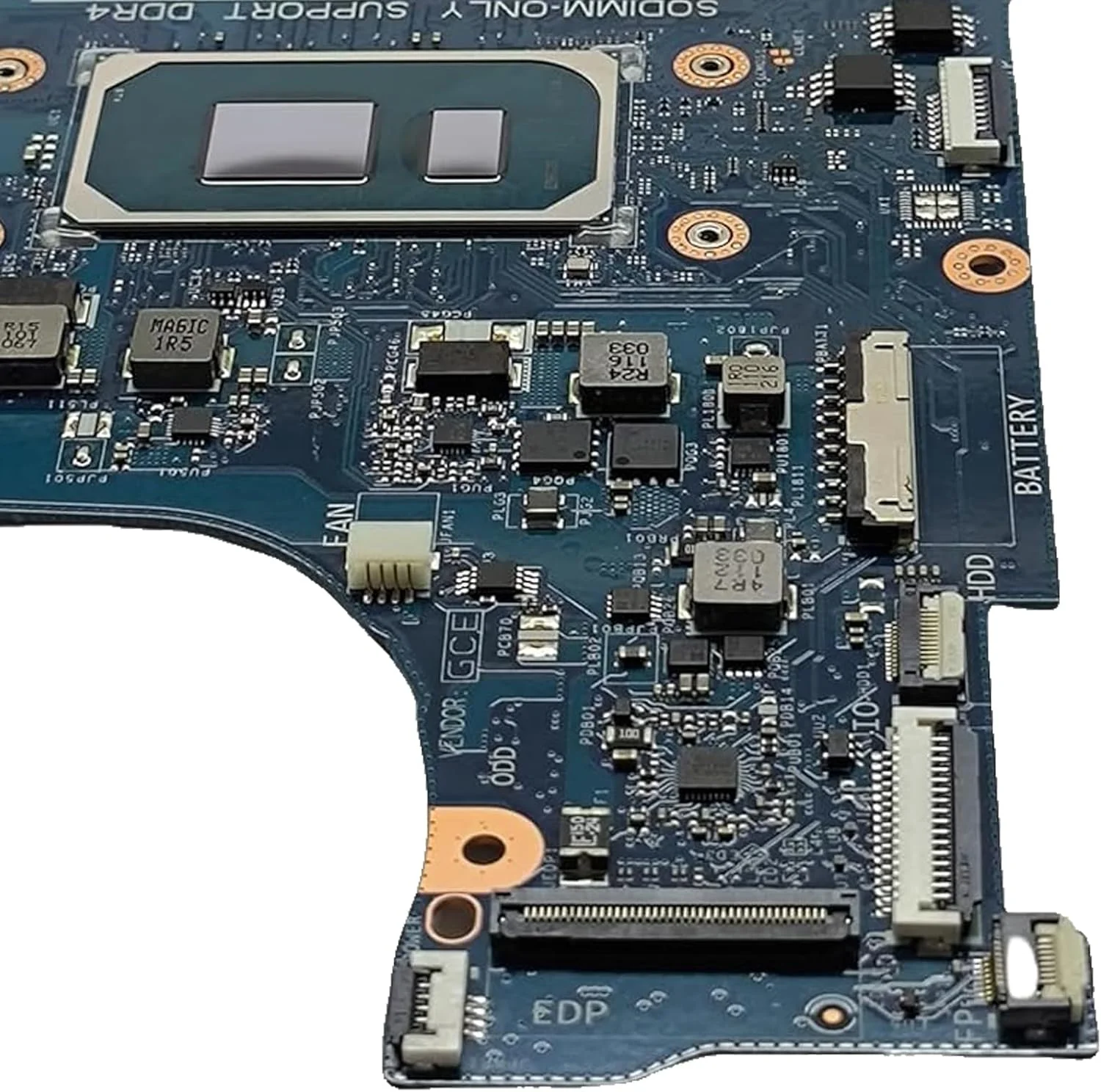 مادربرد جایگزین 0YR7KH YR7KH برای لپ تاپ Dell Inspiron 3501، مادربرد اصلی با پردازنده i3-1125G4 مدل GDI4A LA-K034P