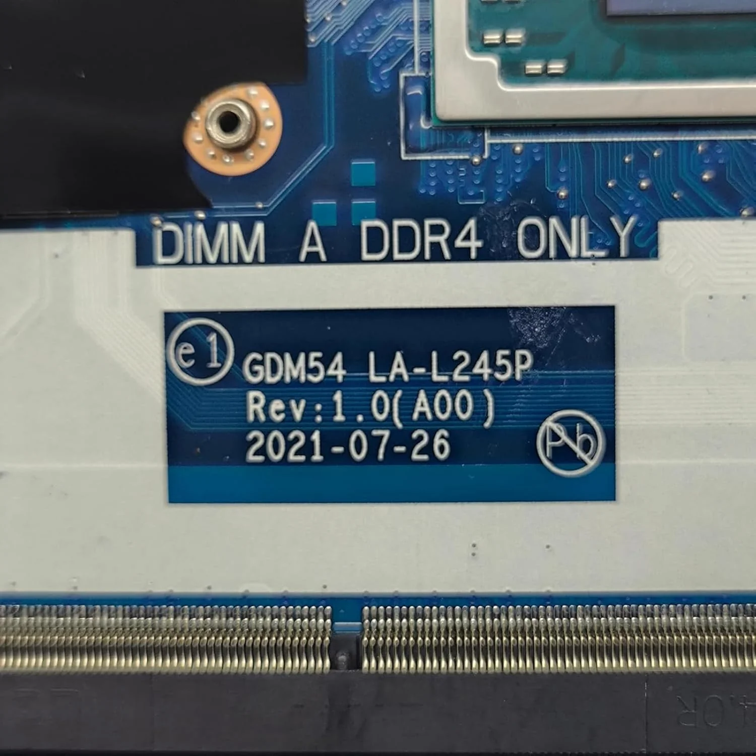 مادربرد جایگزین 0M90KV M90KV برای لپ تاپ Dell Inspiron 15 3515 مدل GDM54 LA-L245P با پردازنده R3-3250U
