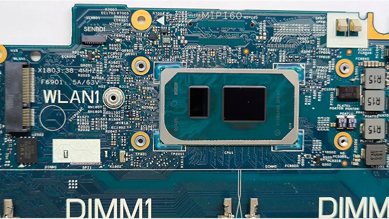 مادربرد جایگزین 0RW8NK RW8NK برای لپ تاپ Dell Precision 3560 مدل South Peak 15 213253-1، برد اصلی سیستم با پردازنده i5-1135G7