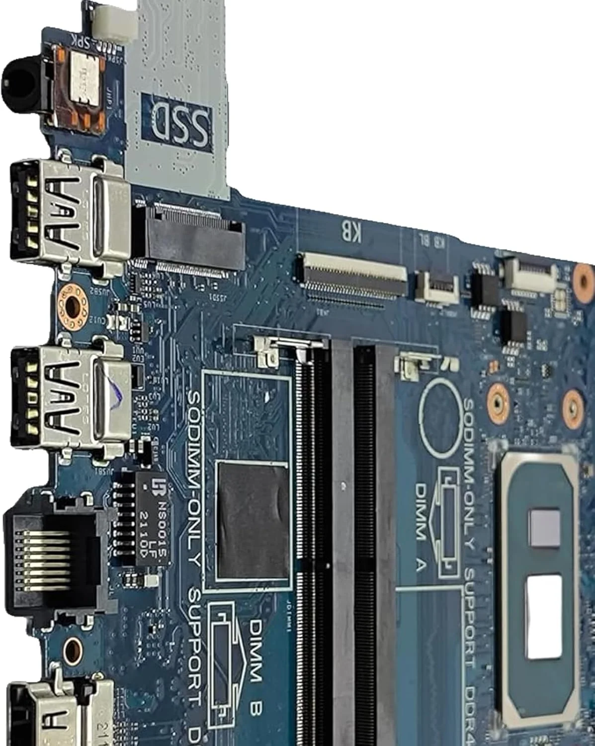 مادربرد جایگزین 0YR7KH YR7KH برای لپ تاپ Dell Inspiron 3501، مادربرد اصلی با پردازنده i3-1125G4 مدل GDI4A LA-K034P