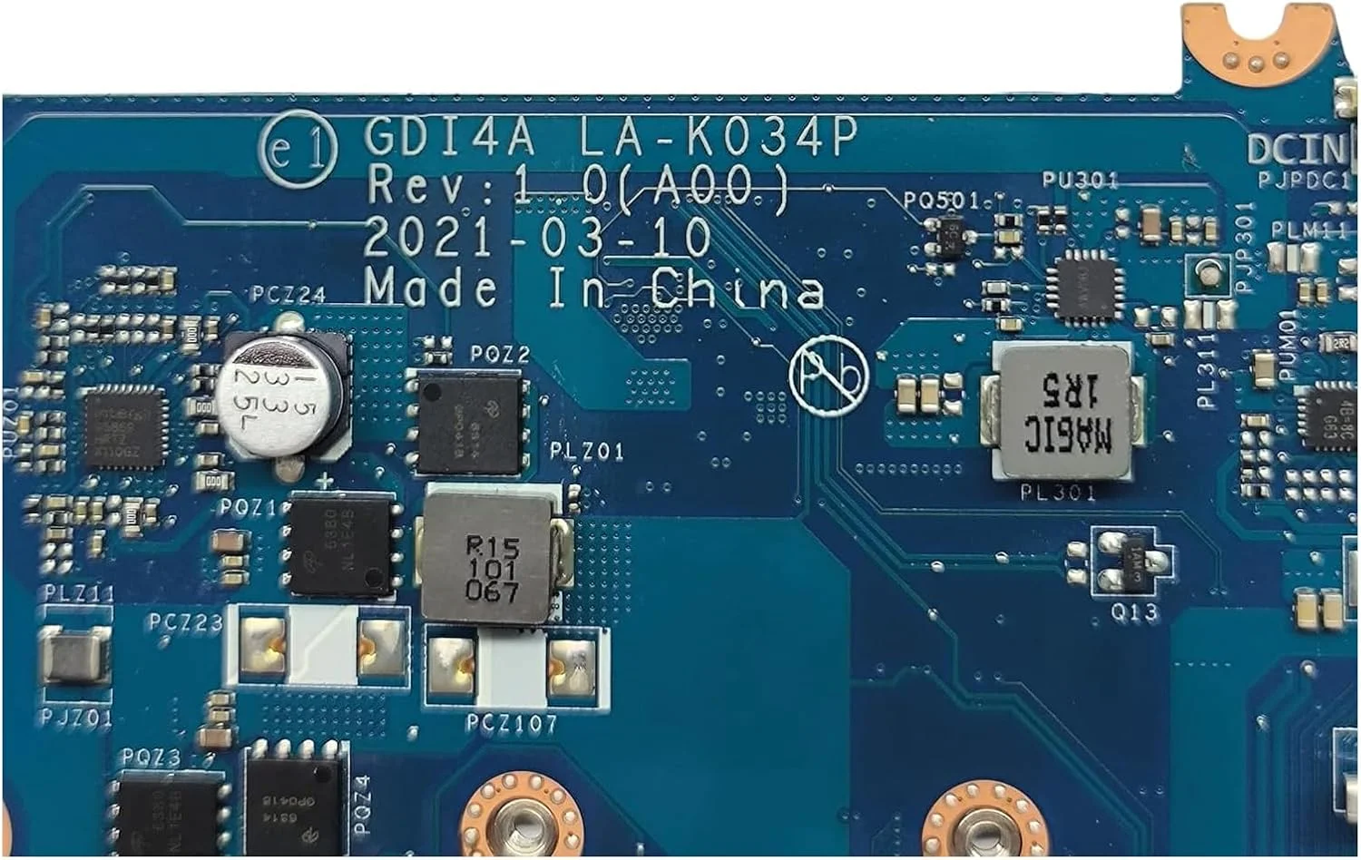 مادربرد جایگزین 0RHHD3 RHHD3 برای لپ تاپ دل Vostro 3500 مدل GDI4A LA-K034P، پردازنده i7-1165G7 مادربرد جایگزین 0RHHD3 RHHD3 برای لپ تاپ دل Vostro 3500 مدل GDI4A LA-K034P، پردازنده i7-1165G7