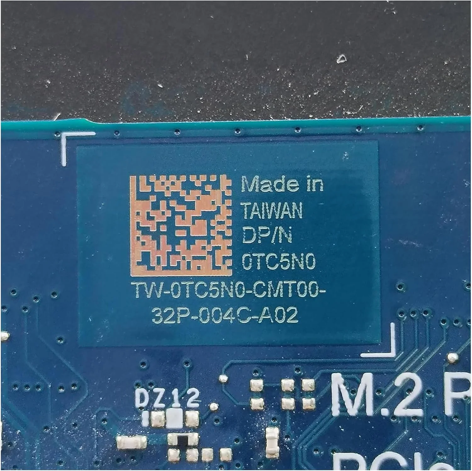 مادربرد جایگزین 0TC5N0 TC5N0 برای لپ تاپ Dell Precision 7760 مدل GDB70 LA-K631P، پردازنده i9-11950H