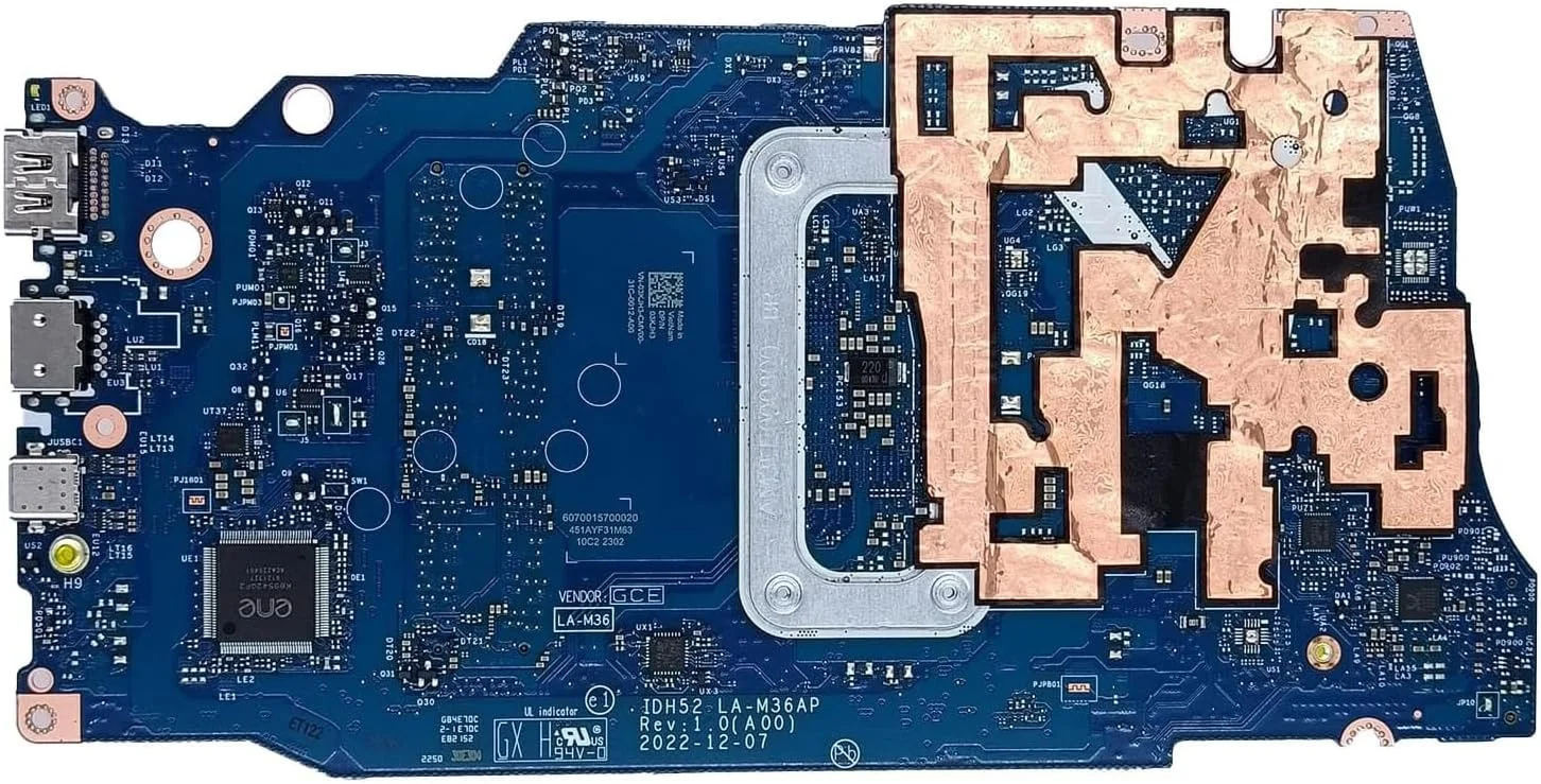 مادربرد جایگزین 03KJH3 3KJH3 برای لپ تاپ Dell Inspiron 15 3535 مدل IDH52 LA-M36AP، برد اصلی سیستم با پردازنده R3-7330U