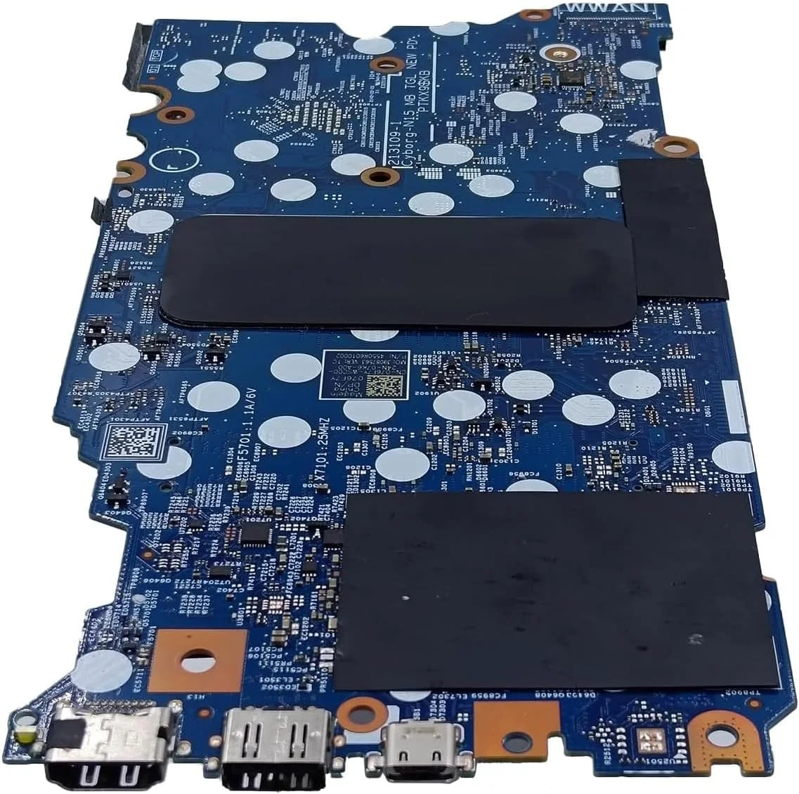 مادربرد جایگزین 076F7Y 76F7Y برای لپ تاپ دل Inspiron 5410 مدل 213109-1 Cyborg-N15 TGL، برد اصلی سیستم CPU جدید با پردازنده i7-11390H