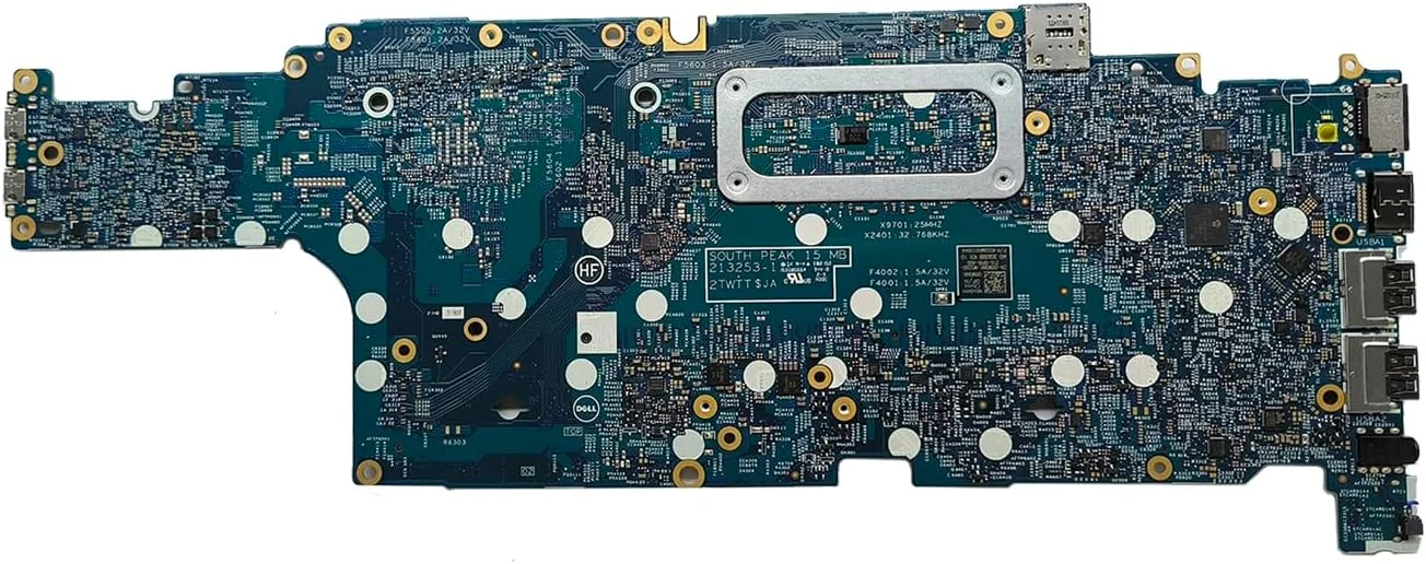 مادربرد جایگزین 0RW8NK RW8NK برای لپ تاپ Dell Precision 3560 مدل South Peak 15 213253-1، برد اصلی سیستم با پردازنده i5-1135G7