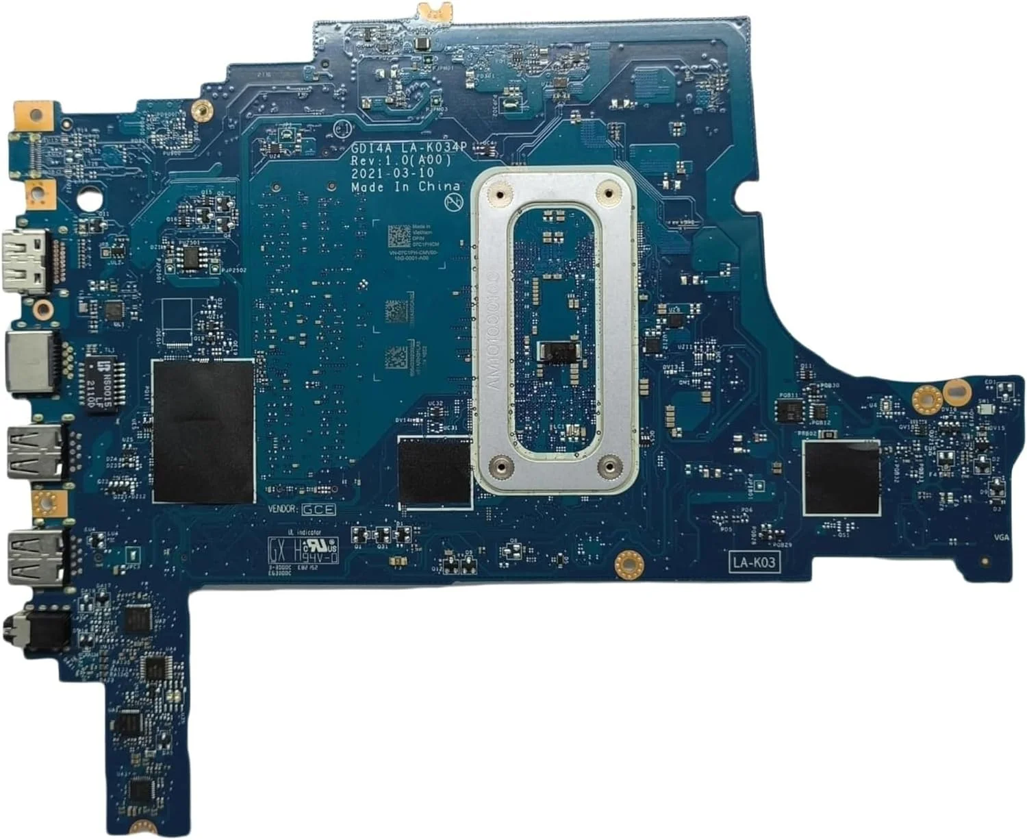 مادربرد جایگزین 07C1PH 7C1PH برای لپ تاپ Dell Vostro 3400 مدل GDI4A LA-K034P با پردازنده 7505 مادربرد جایگزین 07C1PH 7C1PH برای لپ تاپ Dell Vostro 3400 مدل GDI4A LA-K034P با پردازنده 7505