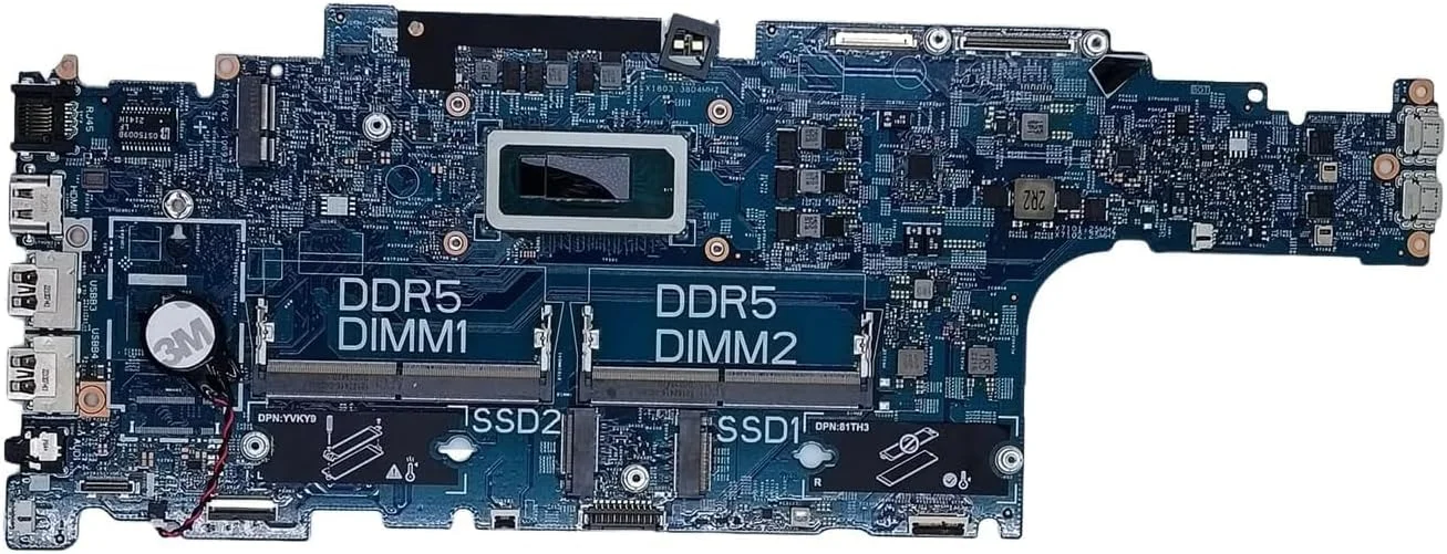 مادربرد جایگزین 0PC6N2 PC6N2 برای لپ تاپ Dell Latitude 5531 مدل BM15 MLK UMA 213002-1، برد اصلی سیستم با پردازنده i5-12500H مادربرد جایگزین 0PC6N2 PC6N2 برای لپ تاپ Dell Latitude 5531 مدل BM15 MLK UMA 213002-1، برد اصلی سیستم با پردازنده i5-12500H