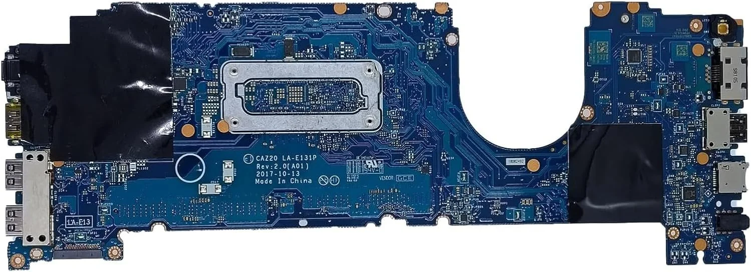 مادربرد جایگزین 04GTKN 4GTKN برای لپ تاپ Dell Latitude 7480 مدل CAZ20 LA-E131P، پردازنده i7-6600U