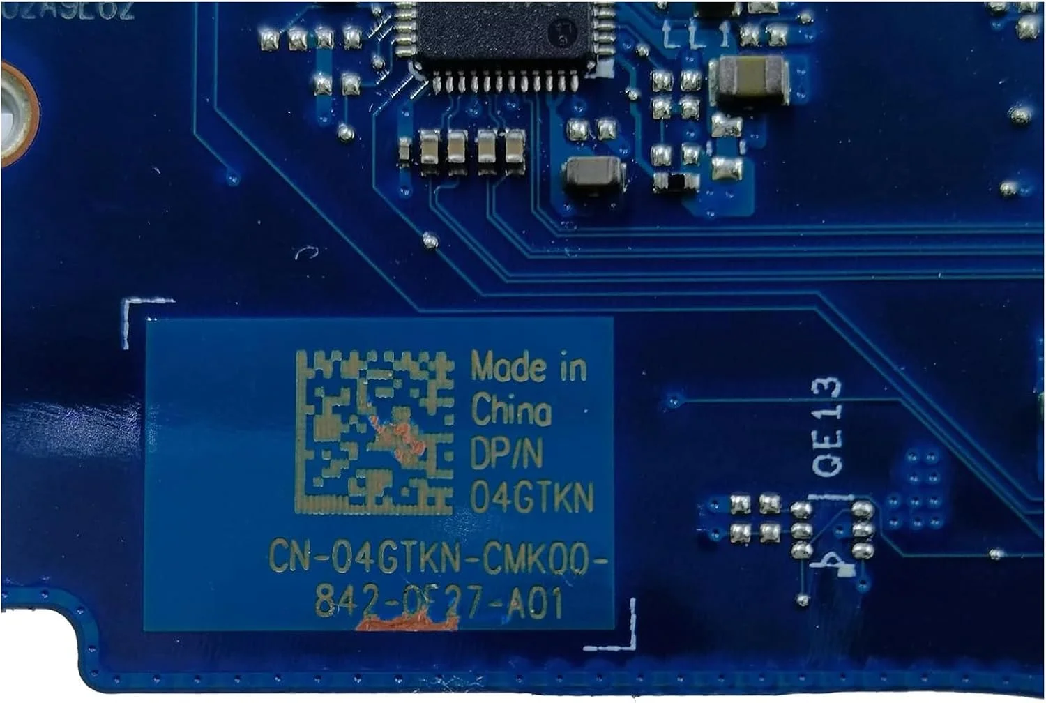 مادربرد جایگزین 04GTKN 4GTKN برای لپ تاپ Dell Latitude 7480 مدل CAZ20 LA-E131P، پردازنده i7-6600U