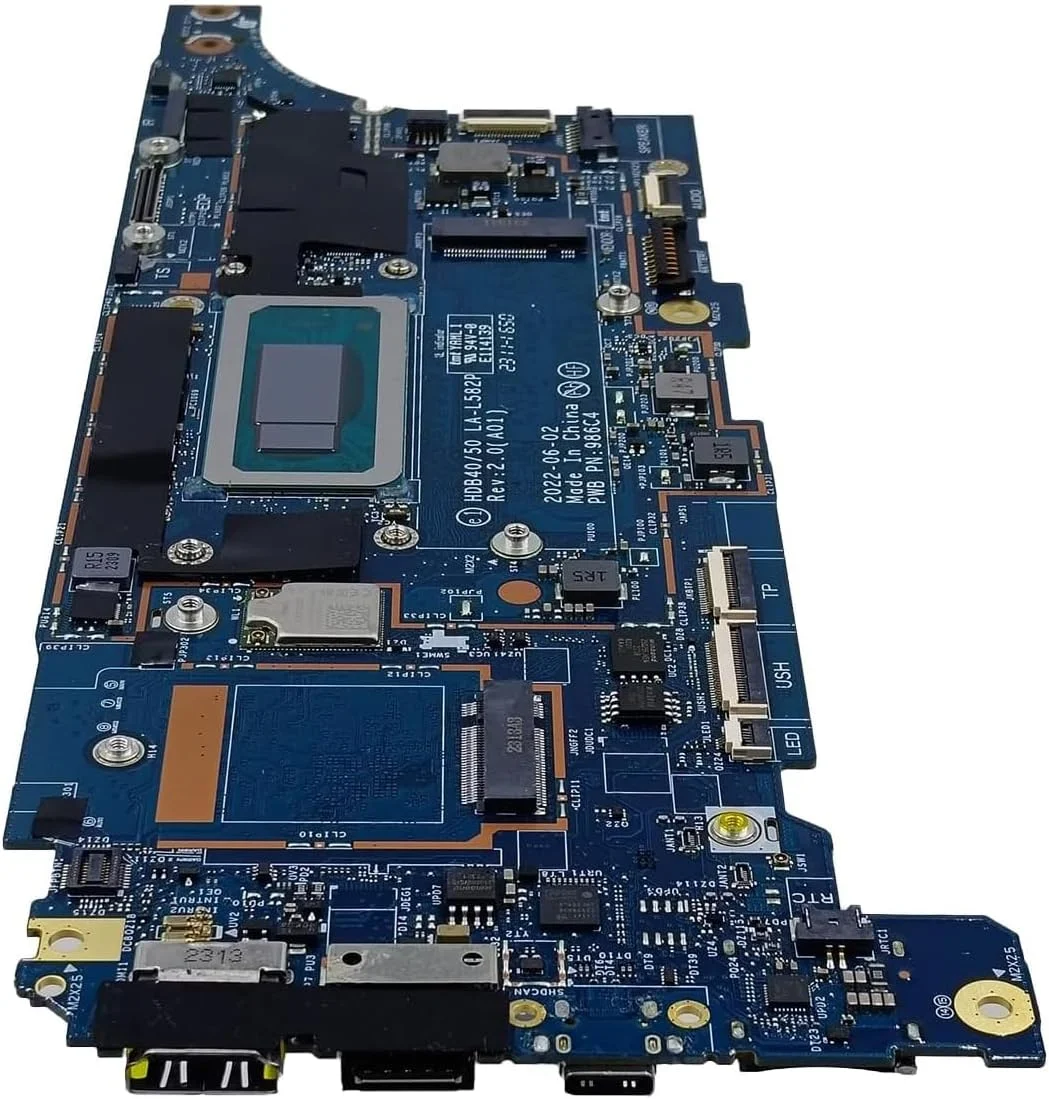 مادربرد جایگزین 0TW467 TW467 برای لپ تاپ دل Latitude 7430 مدل HDB40/50 LA-L582P، پردازنده I7-1270P و 32 گیگابایت رم