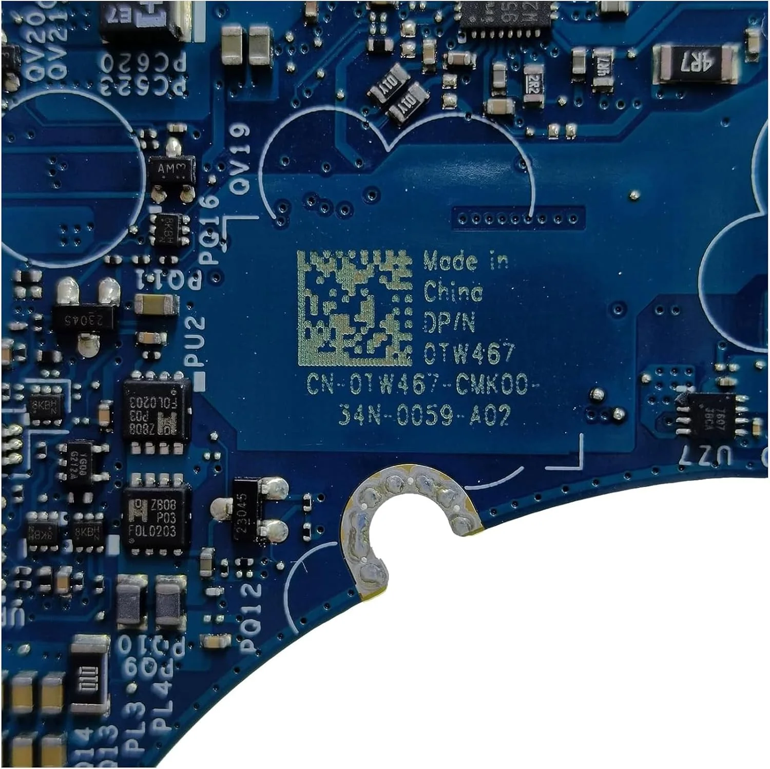 مادربرد جایگزین 0TW467 TW467 برای لپ تاپ دل Latitude 7430 مدل HDB40/50 LA-L582P، پردازنده I7-1270P و 32 گیگابایت رم