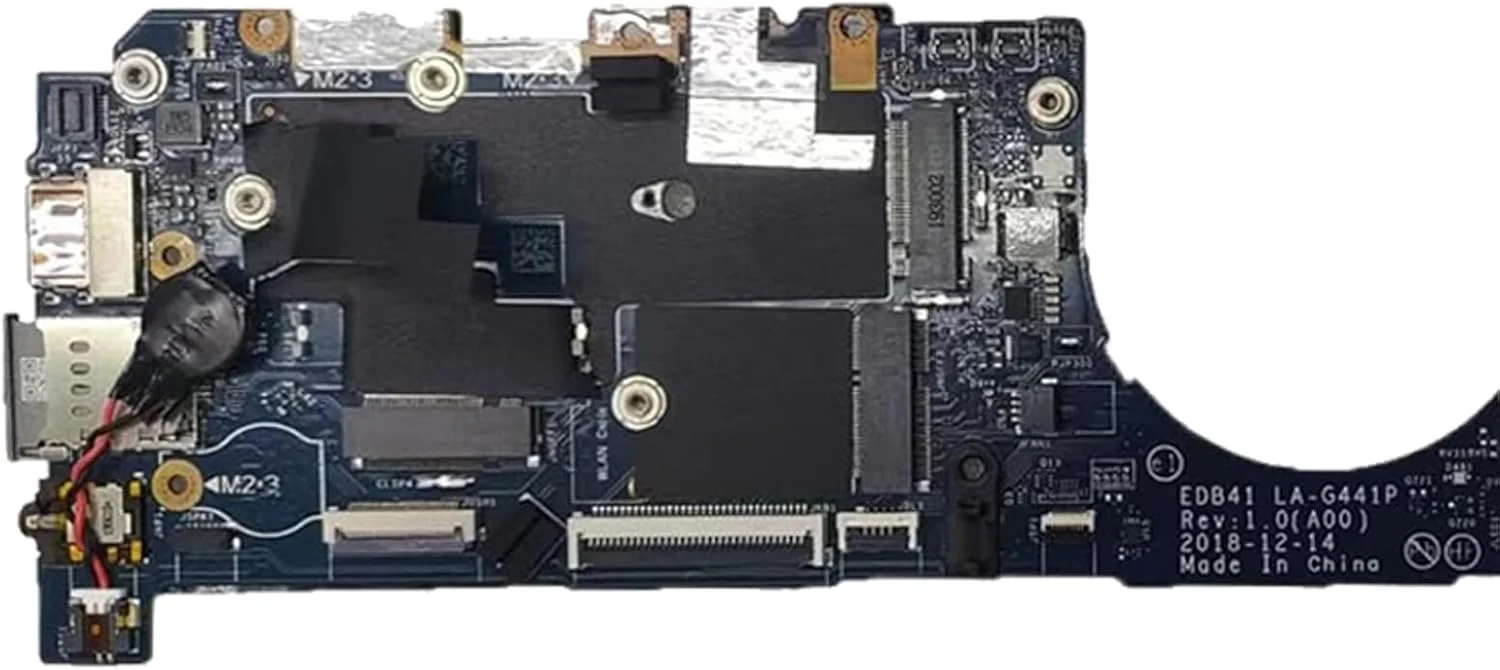 مادربرد جایگزین 0R5P25 R5P25 برای لپ تاپ دل Latitude 7400 مدل EDB41 LA-G441P، پردازنده i7-8665U و 16 گیگابایت رم