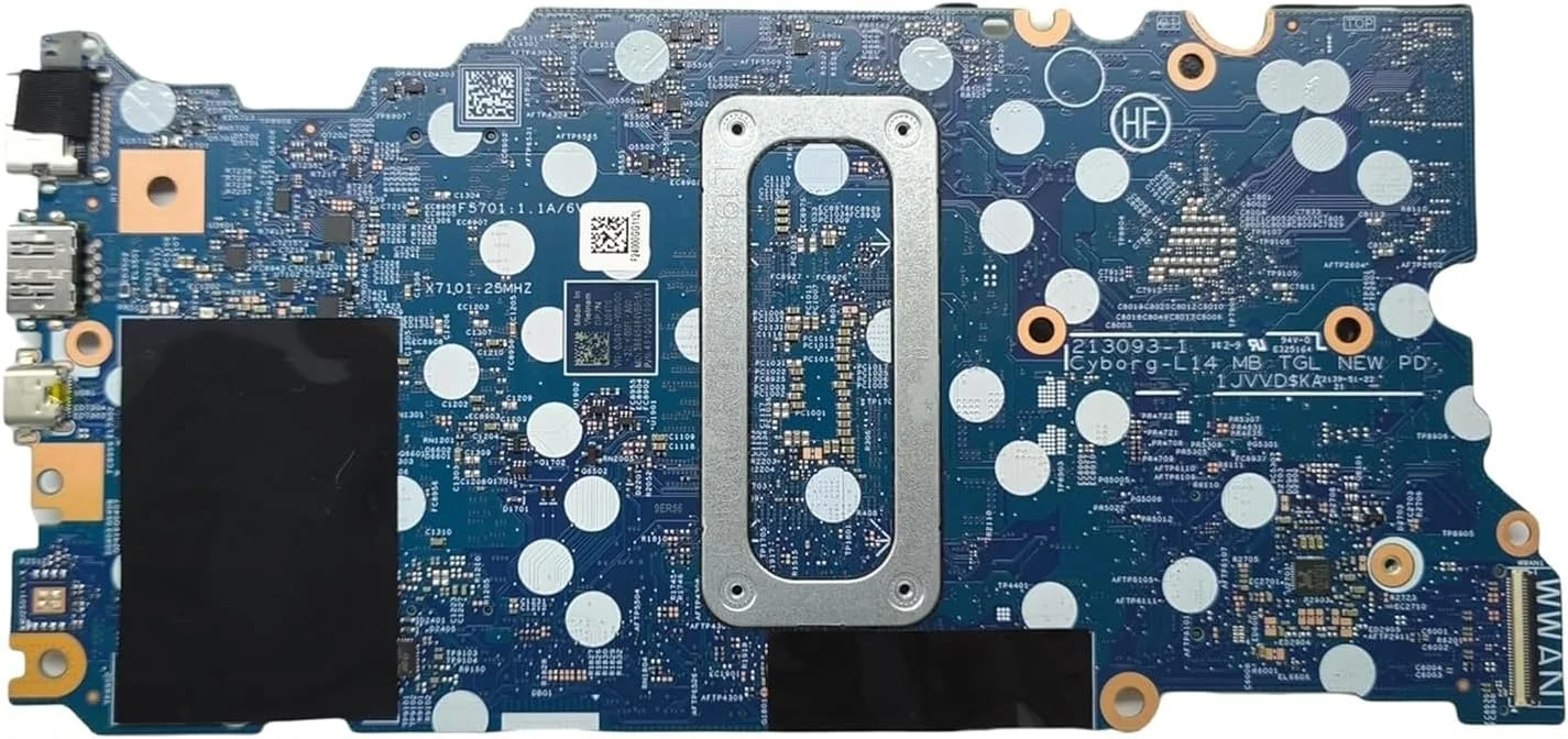 مادربرد جایگزین 0J04T0 J04T0 برای لپ تاپ دل Latitude 3520 مدل 213093-1 Cyborg-L14، برد اصلی سیستم PD جدید با پردازنده i7-1165G7