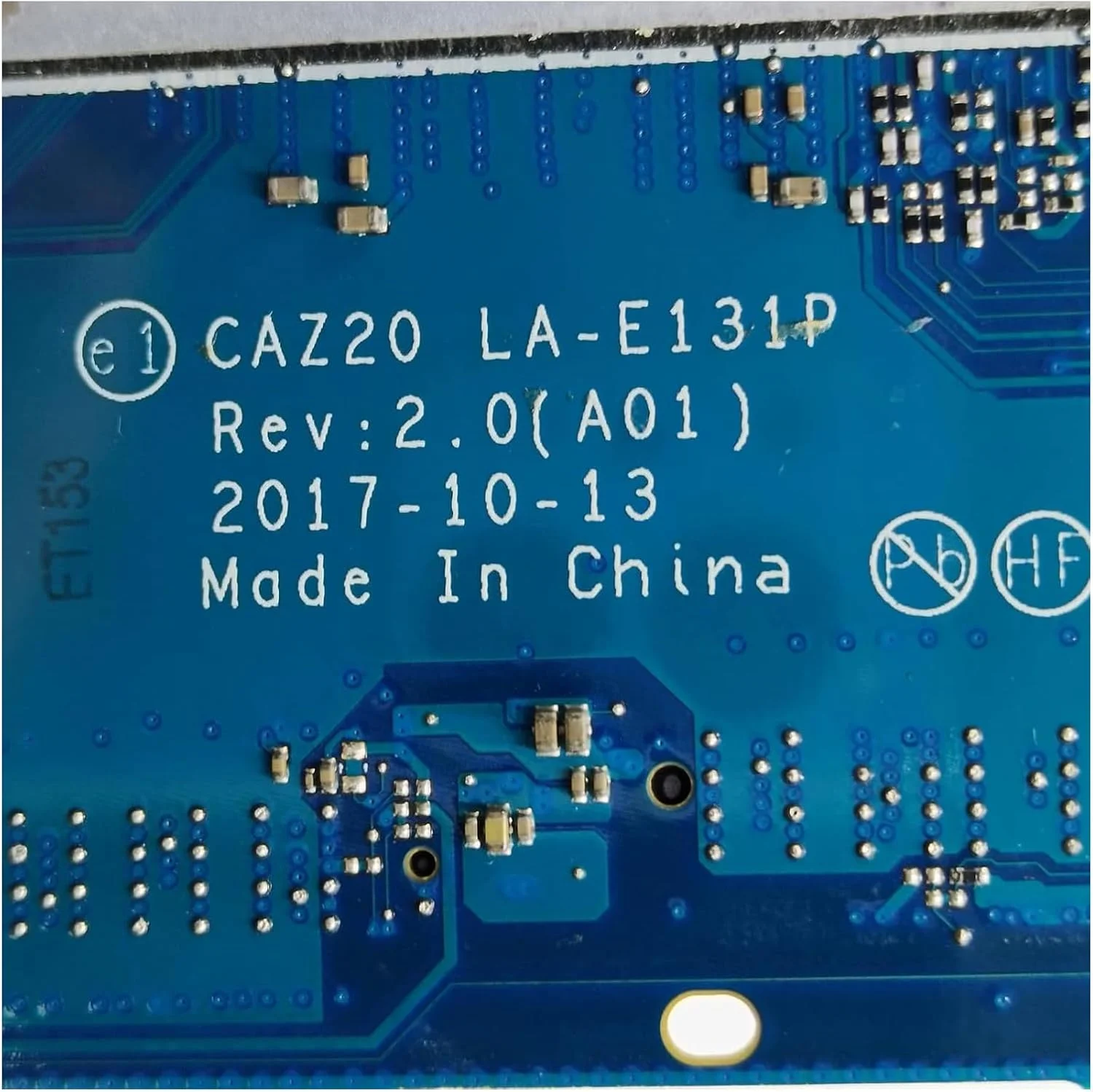 مادربرد جایگزین 04GTKN 4GTKN برای لپ تاپ Dell Latitude 7480 مدل CAZ20 LA-E131P، پردازنده i7-6600U