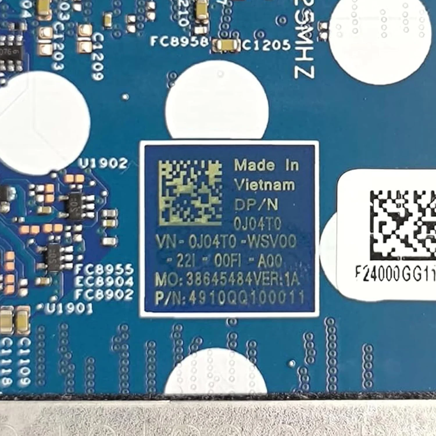 مادربرد جایگزین 0J04T0 J04T0 برای لپ تاپ دل Latitude 3520 مدل 213093-1 Cyborg-L14، برد اصلی سیستم PD جدید با پردازنده i7-1165G7