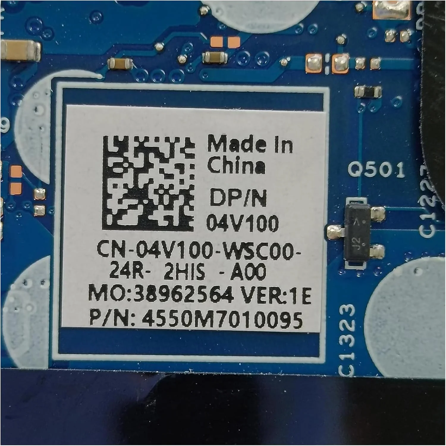 مادربرد جایگزین 04V100 4V100 برای لپ تاپ دل Latitude 5320، South Peak 13 IOL 19817-1، برد اصلی سیستم، پردازنده i3-1125G4، رم 16 گیگابایت