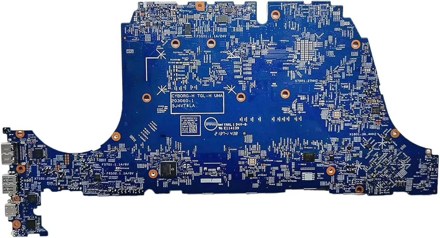 مادربرد جایگزین 0FHWFD FHWFD برای لپ تاپ دل Inspiron 16 7610، برد اصلی سیستم 203060-1، پردازنده SRKT3 i7-11800H