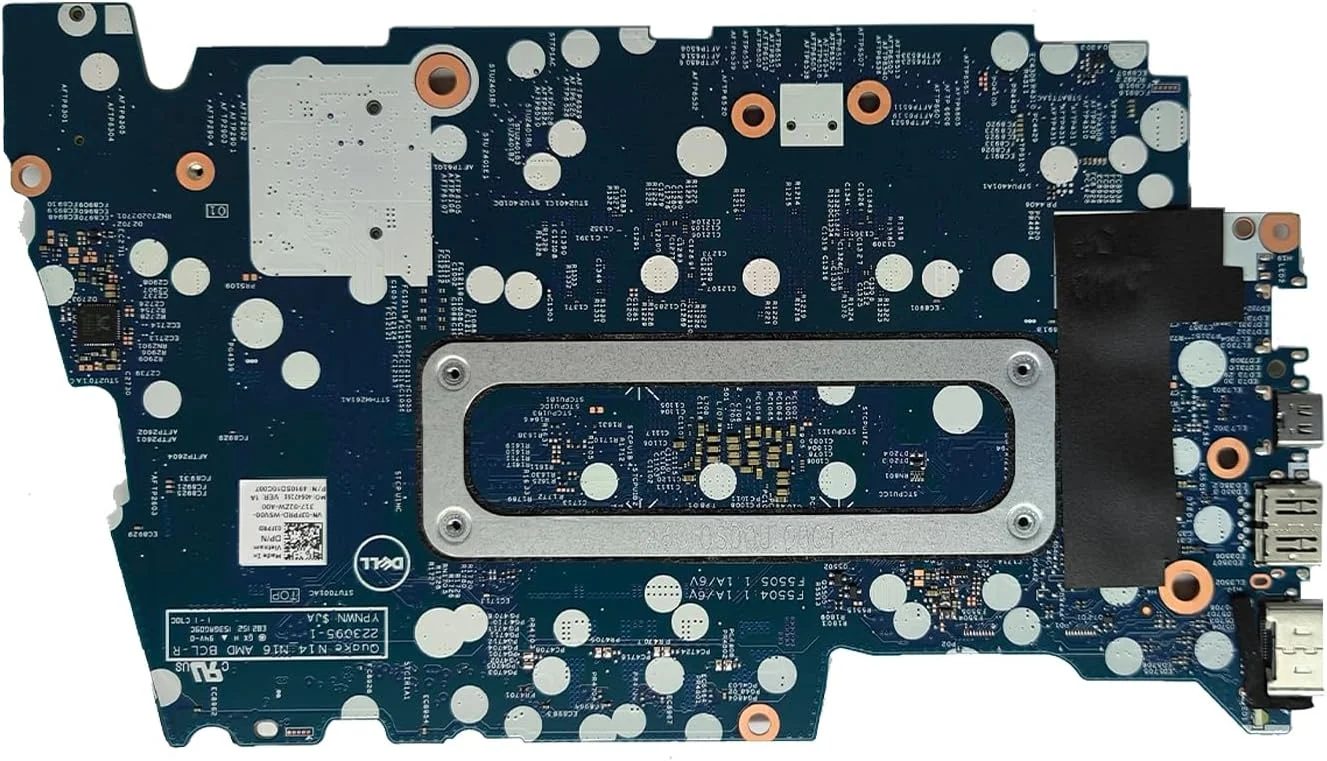 مادربرد جایگزین 0JFPRD JFPRD برای لپ تاپ Dell Inspiron 16 5635 مدل Quake N14_N16 AMD BCL-R223095-1، پردازنده Ryzen 5 7530U و 16 گیگابایت رم