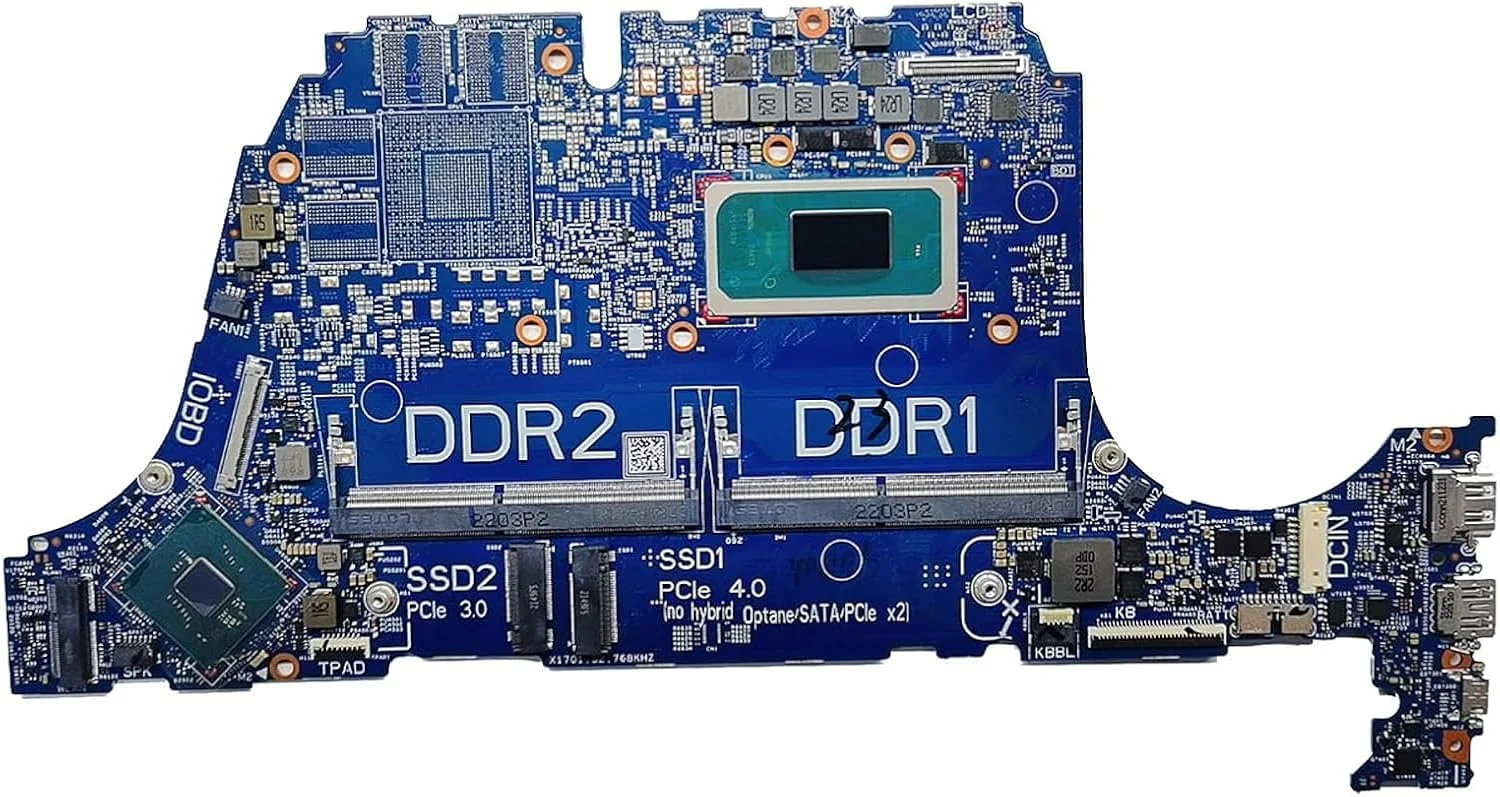 مادربرد جایگزین 0FHWFD FHWFD برای لپ تاپ دل Inspiron 16 7610، برد اصلی سیستم 203060-1، پردازنده SRKT3 i7-11800H مادربرد جایگزین 0FHWFD FHWFD برای لپ تاپ دل Inspiron 16 7610، برد اصلی سیستم 203060-1، پردازنده SRKT3 i7-11800H