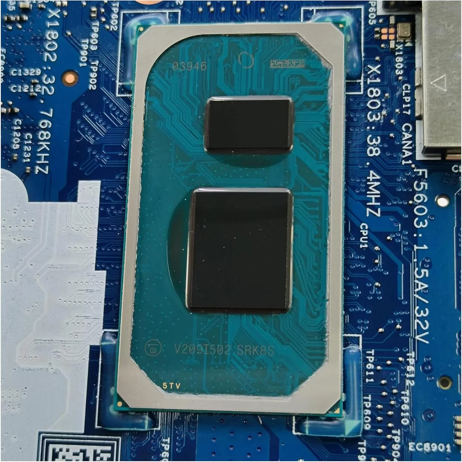 مادربرد جایگزین 04V100 4V100 برای لپ تاپ دل Latitude 5320، South Peak 13 IOL 19817-1، برد اصلی سیستم، پردازنده i3-1125G4، رم 16 گیگابایت