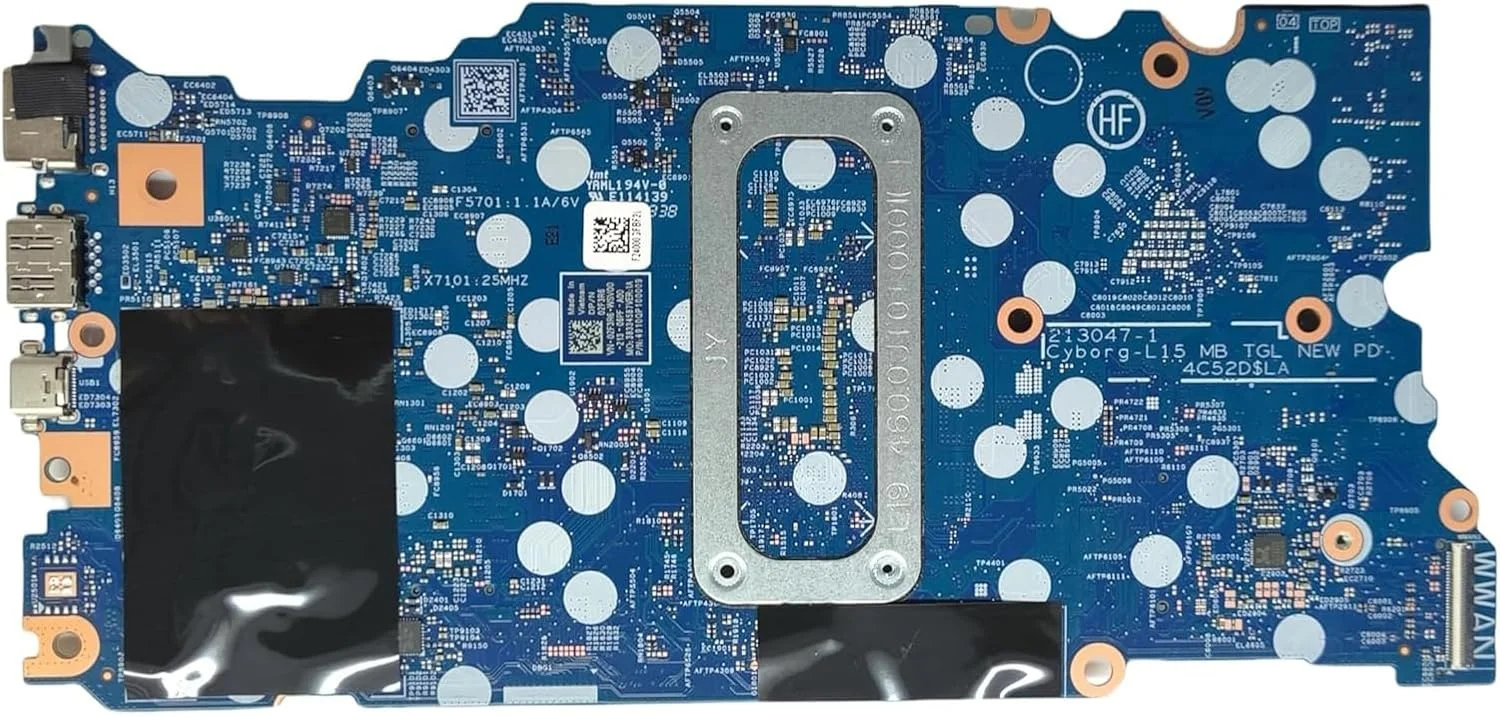 مادربرد جایگزین 0C9RFG C9RFG برای لپ تاپ Dell Latitude 3520 مدل 213047-1 Cybory-L15 TGL، بورد اصلی سیستم با پردازنده i7-1165G7