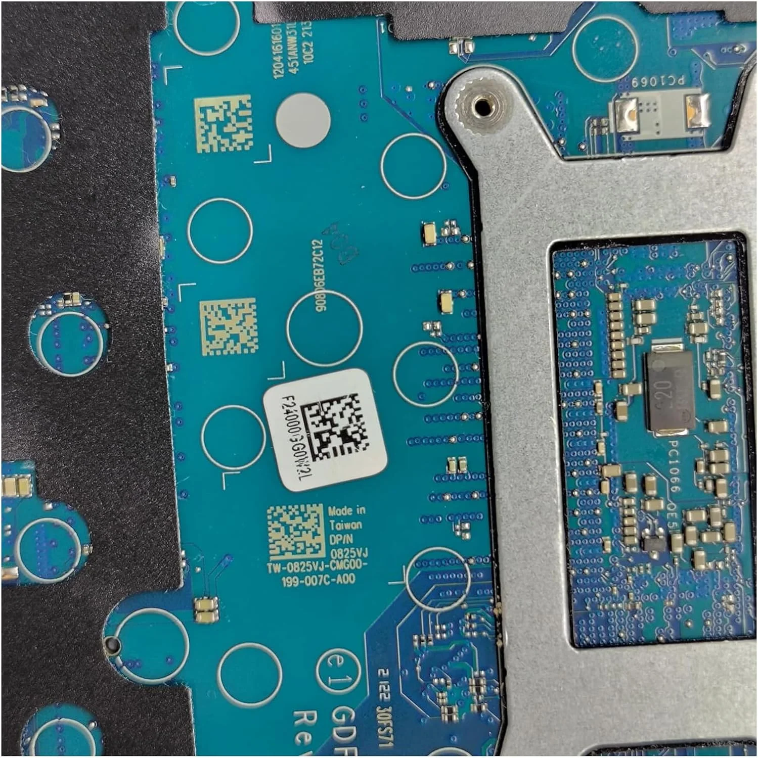 جایگزین 0825VJ 825VJ برای مادربرد لپ تاپ Dell Latitude 5420 مدل GDF40 LA-K491P، برد اصلی سیستم با پردازنده i7-1185G7