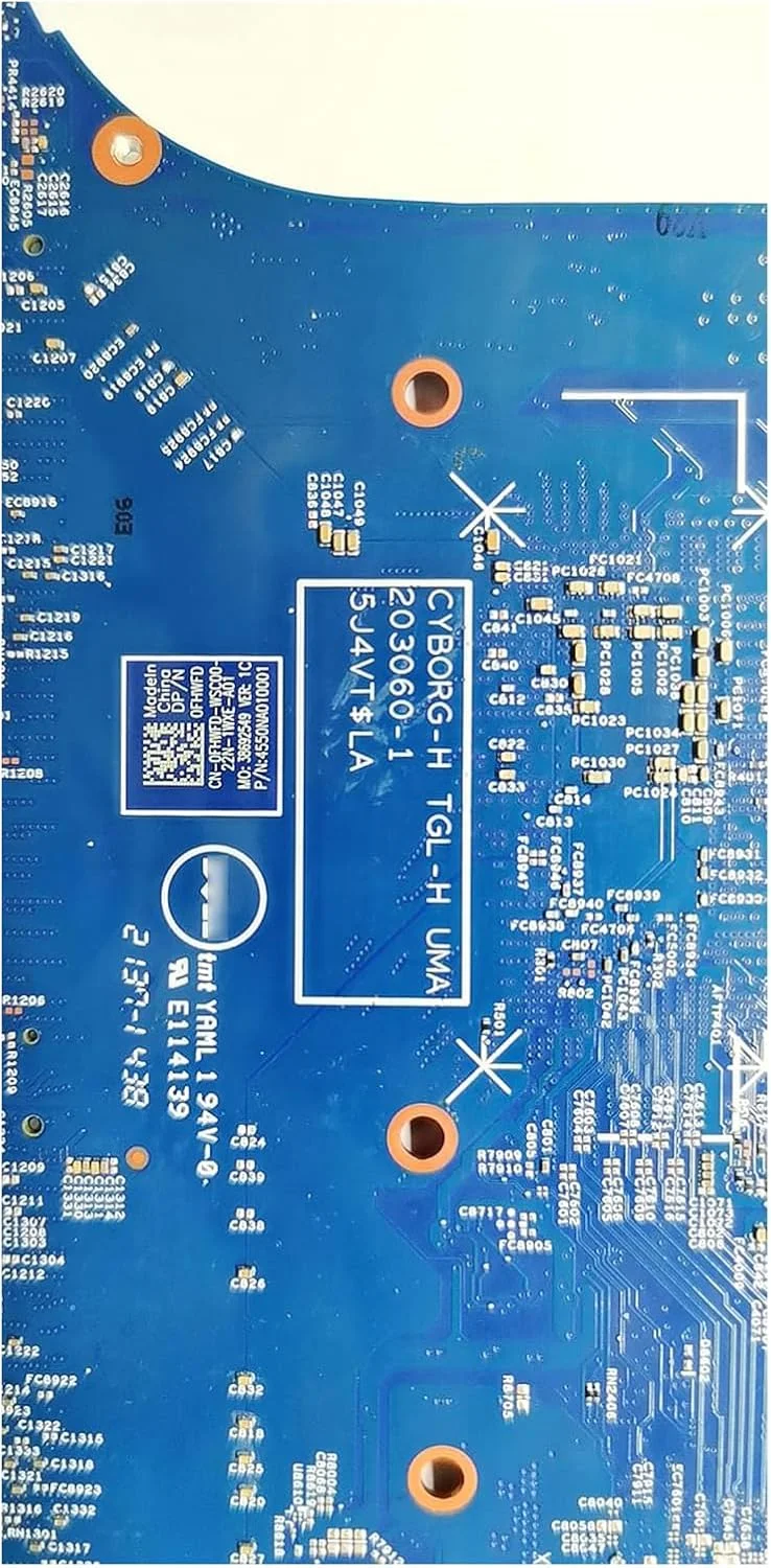 مادربرد جایگزین 0FHWFD FHWFD برای لپ تاپ دل Inspiron 16 7610، برد اصلی سیستم 203060-1، پردازنده SRKT3 i7-11800H مادربرد جایگزین 0FHWFD FHWFD برای لپ تاپ دل Inspiron 16 7610، برد اصلی سیستم 203060-1، پردازنده SRKT3 i7-11800H