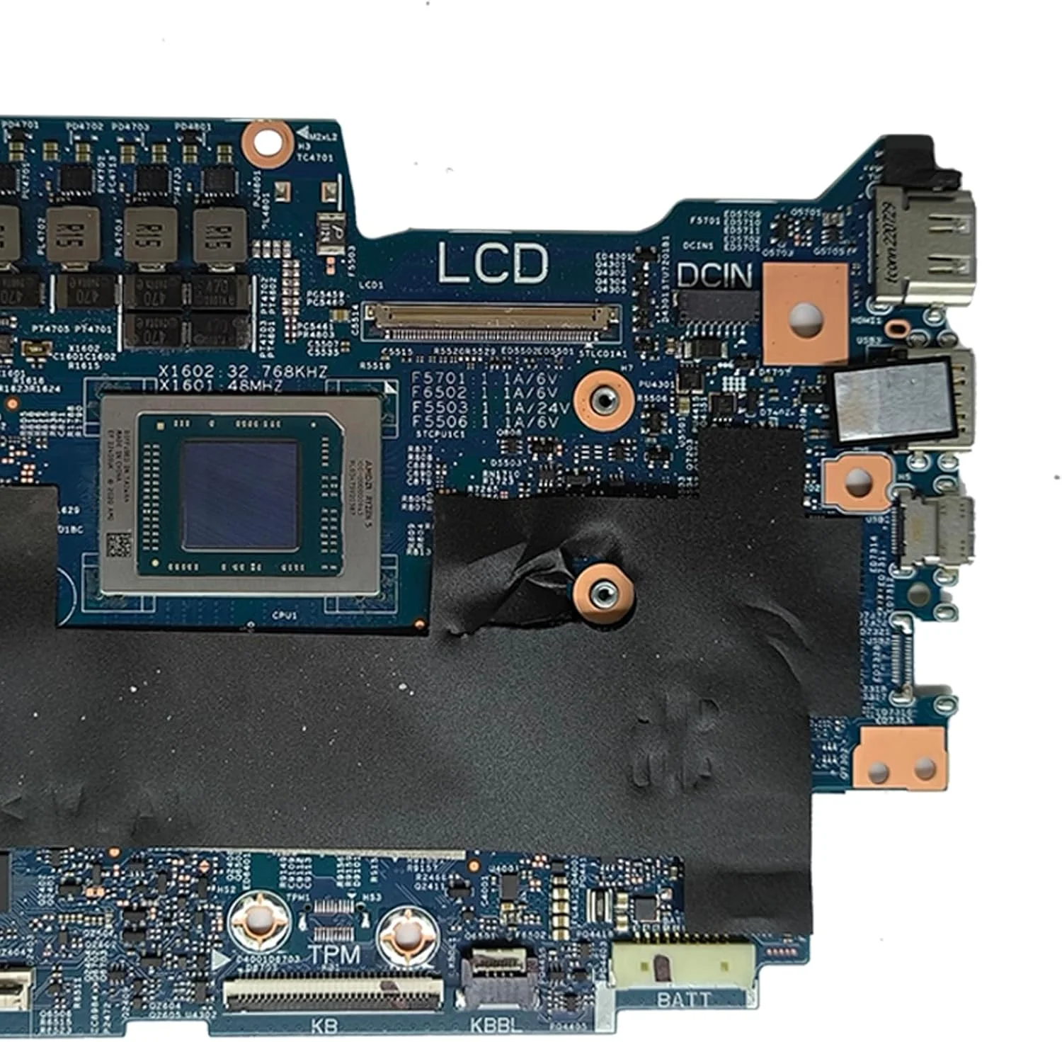 مادربرد جایگزین 0JFPRD JFPRD برای لپ تاپ Dell Inspiron 16 5635 مدل Quake N14_N16 AMD BCL-R223095-1، پردازنده Ryzen 5 7530U و 16 گیگابایت رم