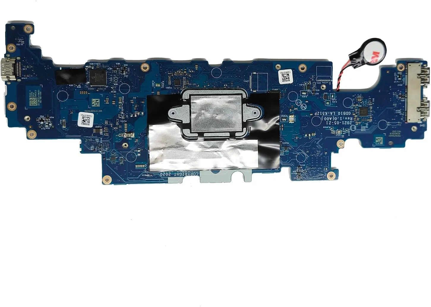 مادربرد جایگزین 0M0JC3 M0JC3 برای لپ تاپ Dell Latitude 3120 مدل GDB10 LA-K512P، پردازنده N5100 چهارهسته ای 1.1 گیگاهرتز با 4 گیگابایت رم