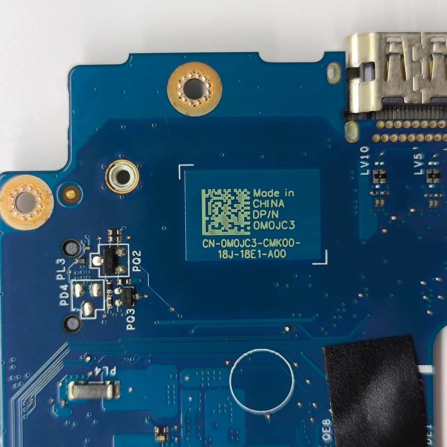 مادربرد جایگزین 0M0JC3 M0JC3 برای لپ تاپ Dell Latitude 3120 مدل GDB10 LA-K512P، پردازنده N5100 چهارهسته ای 1.1 گیگاهرتز با 4 گیگابایت رم