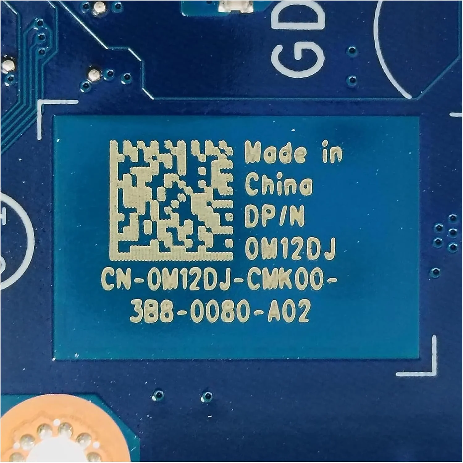 مادربرد جایگزین 0M12DJ M12DJ برای لپ تاپ دل Latitude 3120 مدل GDB10 LA-K511P، پردازنده N6000 و 4 گیگابایت رم