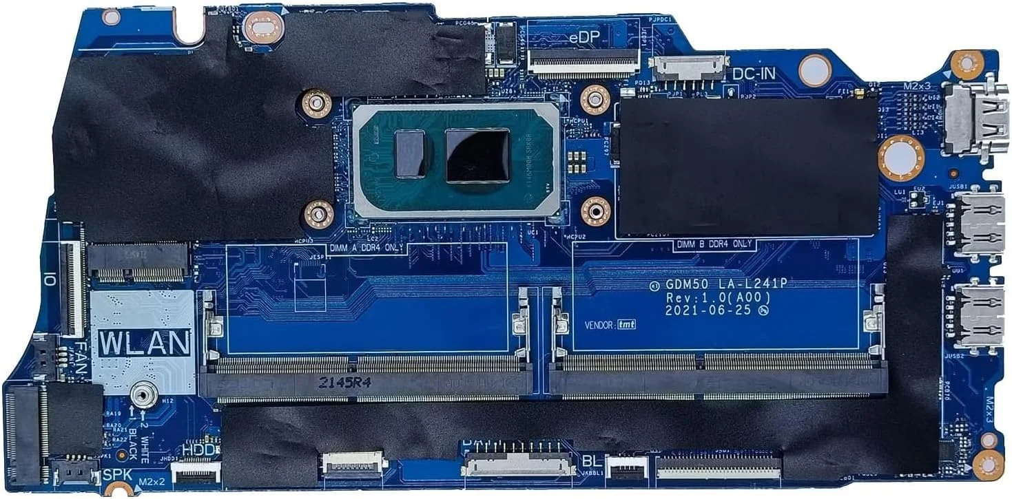 جایگزین 35 پین 0JRPHN JRPHN برای مادربرد لپ تاپ Dell Inspiron 15 3511 مدل GDM50 LA-L241P، برد اصلی سیستم با پردازنده i3-1115G4