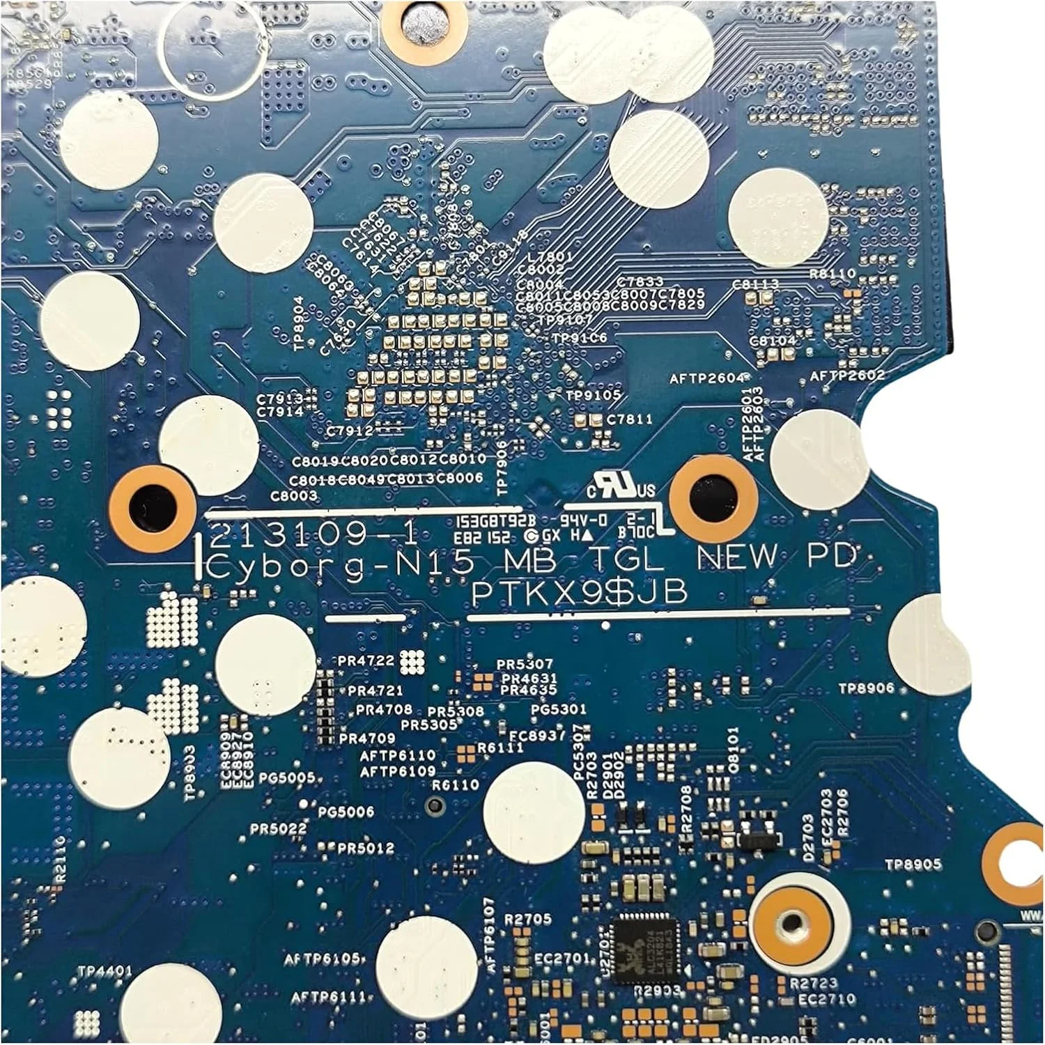 مادربرد جایگزین 0GXW7C GXW7C برای لپ تاپ Dell Inspiron 5510 مدل 213109-1 Cyborg-N15 TGL، برد اصلی سیستم PD جدید با پردازنده i5-11300H