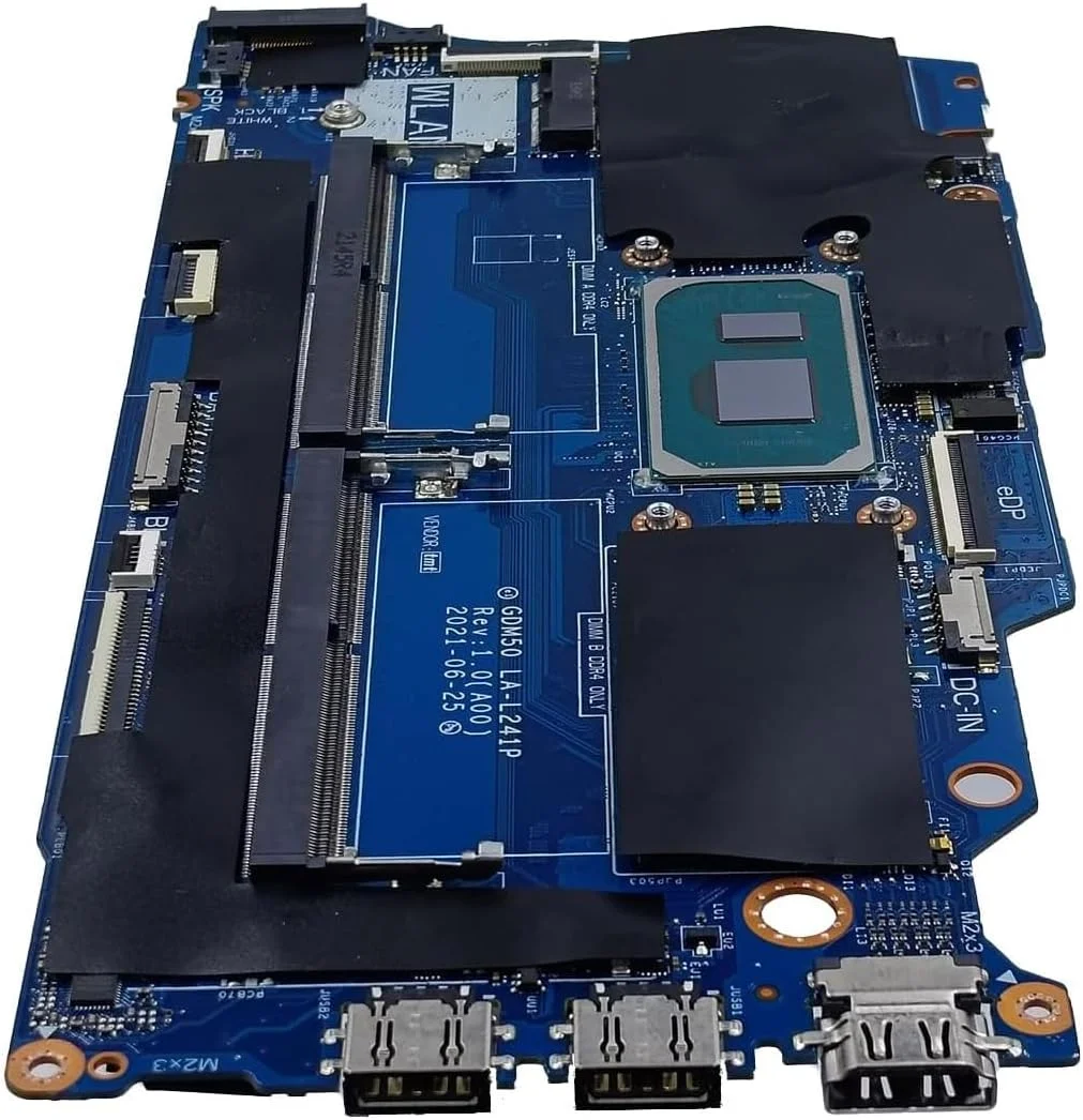 جایگزین 35 پین 0JRPHN JRPHN برای مادربرد لپ تاپ Dell Inspiron 15 3511 مدل GDM50 LA-L241P، برد اصلی سیستم با پردازنده i3-1115G4