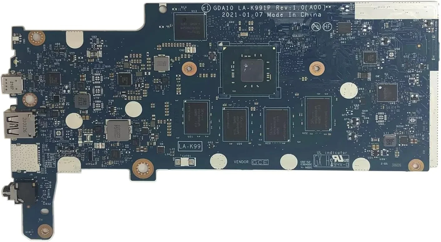 مادربرد جایگزین 0WTFWV WTFWV برای لپ تاپ دل Chromebook 3100 مدل EDA10 LA-K991P، پردازنده N4020 دو هسته ای 1.1 گیگاهرتز، 4 گیگابایت رم، 32 گیگابایت حافظه (مناسب برای CHROMEBOOK 3100 2-in-1 نیست) مادربرد جایگزین 0WTFWV WTFWV برای لپ تاپ دل Chromebook 3100 مدل EDA10 LA-K991P، پردازنده N4020 دو هسته ای 1.1 گیگاهرتز، 4 گیگابایت رم، 32 گیگابایت حافظه (مناسب برای CHROMEBOOK 3100 2-in-1 نیست)