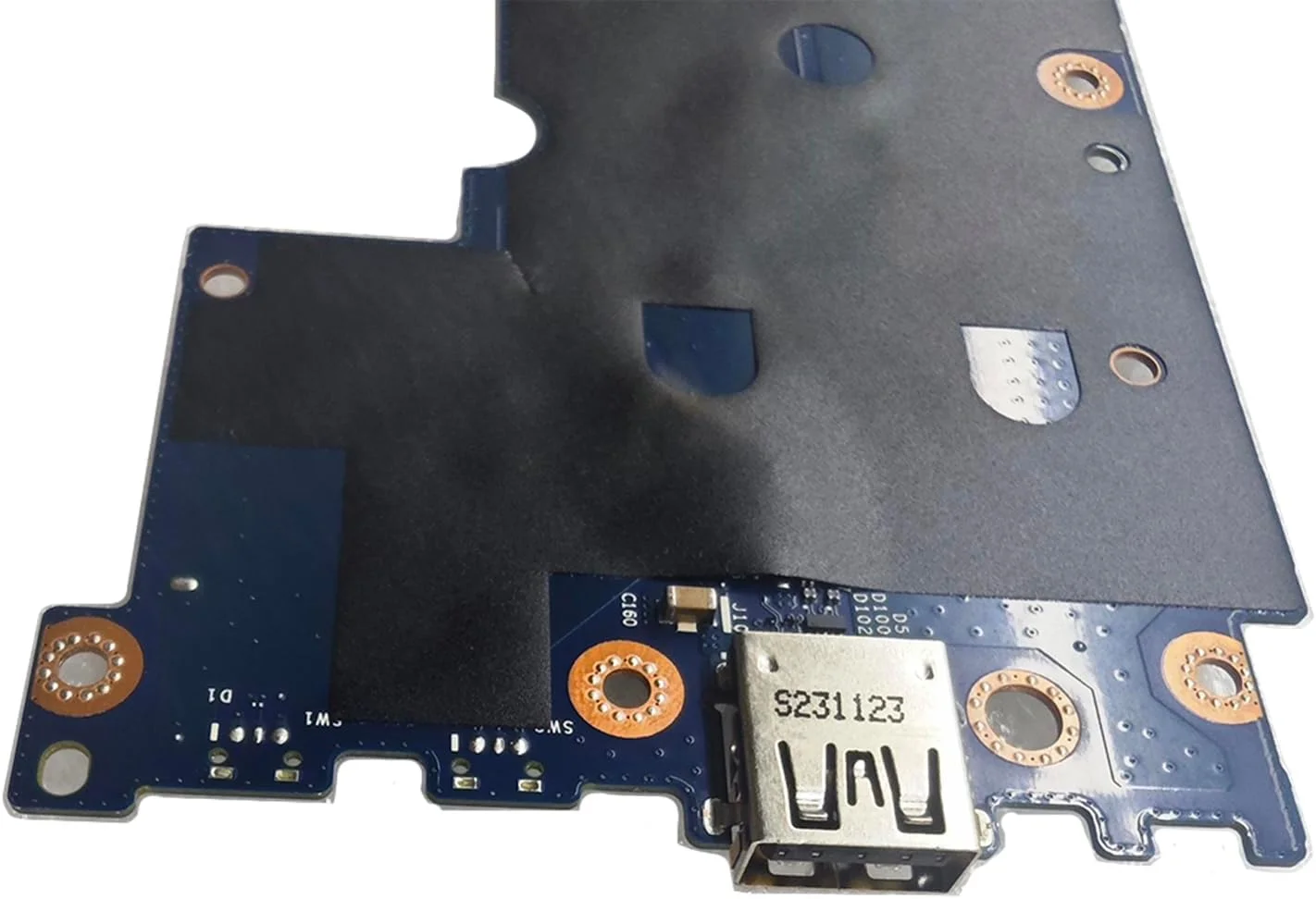 مادربرد جایگزین 0WMV63 WMV63 برای لپ تاپ دل Chromebook 3110 مدل HDA10 LA-L562P، پردازنده N5100، رم 8 گیگابایتی، حافظه 64 گیگابایتی (مناسب برای CHROMEBOOK 3110 2-in-1 نیست)