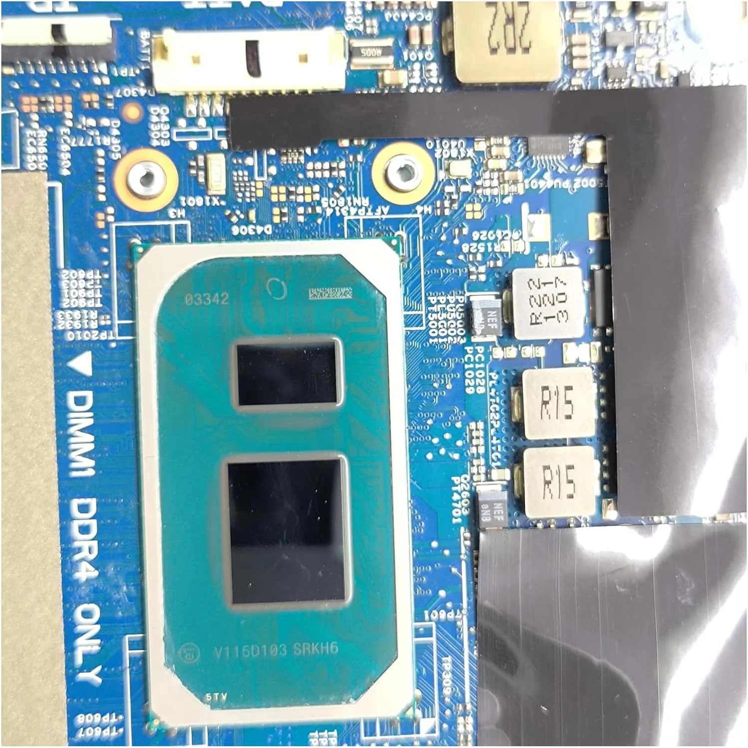 مادربرد جایگزین 0GXW7C GXW7C برای لپ تاپ Dell Inspiron 5510 مدل 213109-1 Cyborg-N15 TGL، برد اصلی سیستم PD جدید با پردازنده i5-11300H