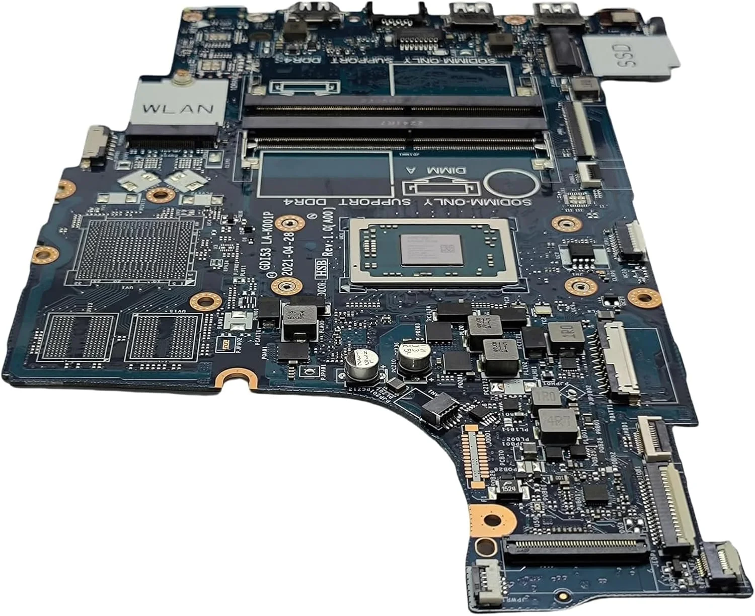 مادربرد جایگزین 0P92W5 P92W5 برای لپ تاپ دل اینسپایرون 3505 مدل GDI53 LA-K001P با پردازنده 3050U