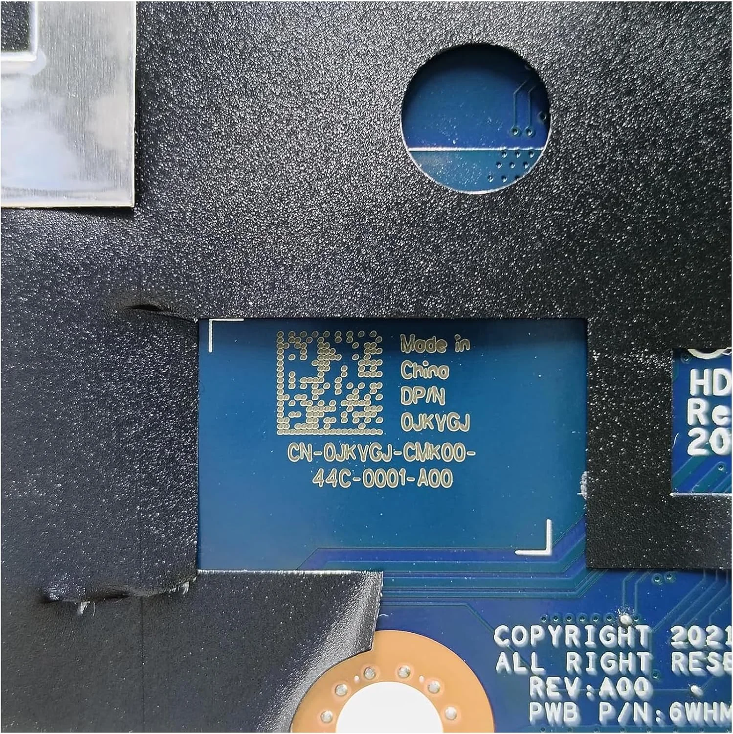 مادربرد جایگزین 0JKVGJ JKVGJ برای لپ تاپ دل Chromebook 3110، برد اصلی سیستم HDA10 LA-L564P با پردازنده Celeron N5100، رم 8 گیگابایتی و حافظه 64 گیگابایتی (مناسب برای CHROMEBOOK 3110 2-in-1 نیست)