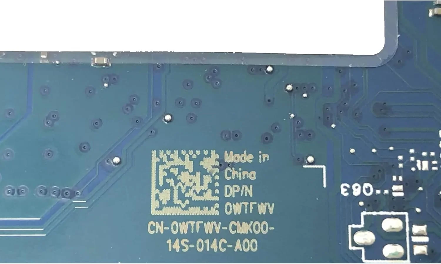 مادربرد جایگزین 0WTFWV WTFWV برای لپ تاپ دل Chromebook 3100 مدل EDA10 LA-K991P، پردازنده N4020 دو هسته ای 1.1 گیگاهرتز، 4 گیگابایت رم، 32 گیگابایت حافظه (مناسب برای CHROMEBOOK 3100 2-in-1 نیست)