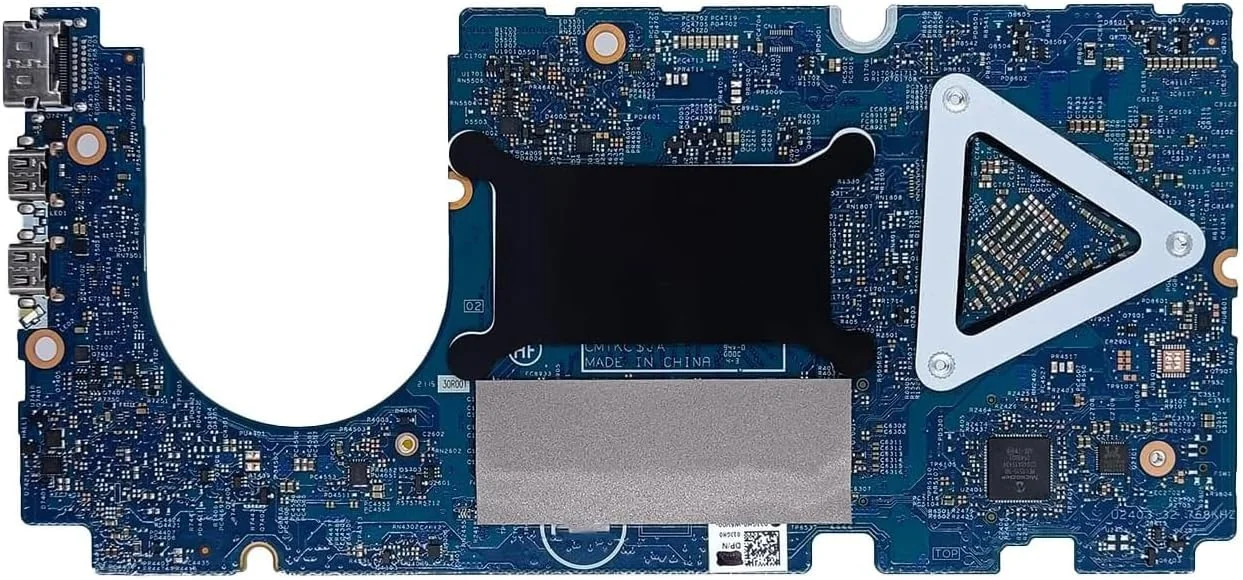 مادربرد جایگزین دل Inspiron 5310 مدل 02JGH0 2JGH0، بورد اصلی سیستم M00NKNIGHT N13 TGL 203009-1، پردازنده i7-11390H، رم 16 گیگابایت، MX450 2 گیگابایت