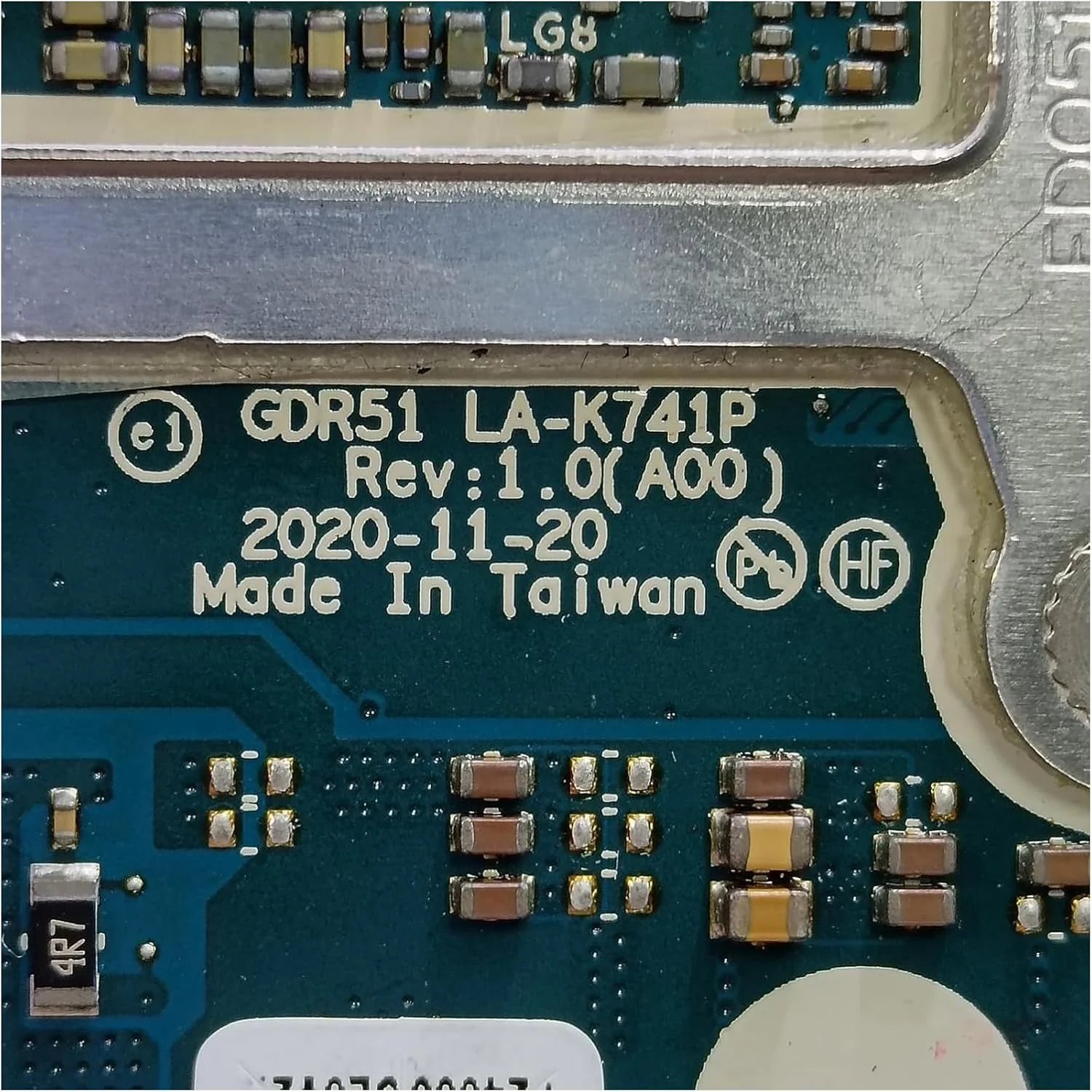 مادربرد جایگزین 0MP3GR برای لپ تاپ های Dell Alienware M15 R4 و M17 R4 مدل LA-K741P، پردازنده i9-10980HK، رم 32 گیگابایت و RTX 3080 با 16 گیگابایت حافظه