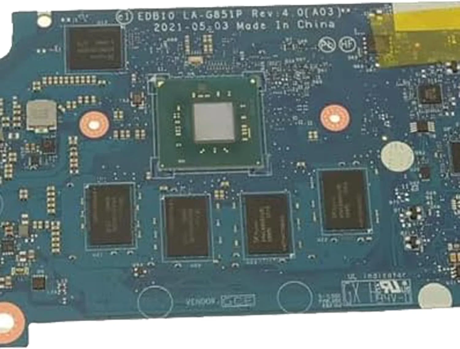 مادربرد جایگزین 083JTF 83JTF برای لپ تاپ Dell Chromebook 3100 با 4 گیگابایت رم و 16 گیگابایت حافظه پردازنده N4020