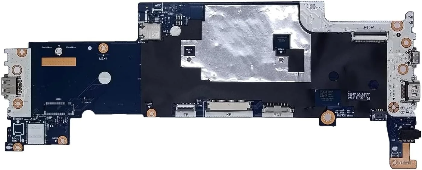 مادربرد جایگزین 0JKVGJ JKVGJ برای لپ تاپ دل Chromebook 3110، برد اصلی سیستم HDA10 LA-L564P با پردازنده Celeron N5100، رم 8 گیگابایتی و حافظه 64 گیگابایتی (مناسب برای CHROMEBOOK 3110 2-in-1 نیست)