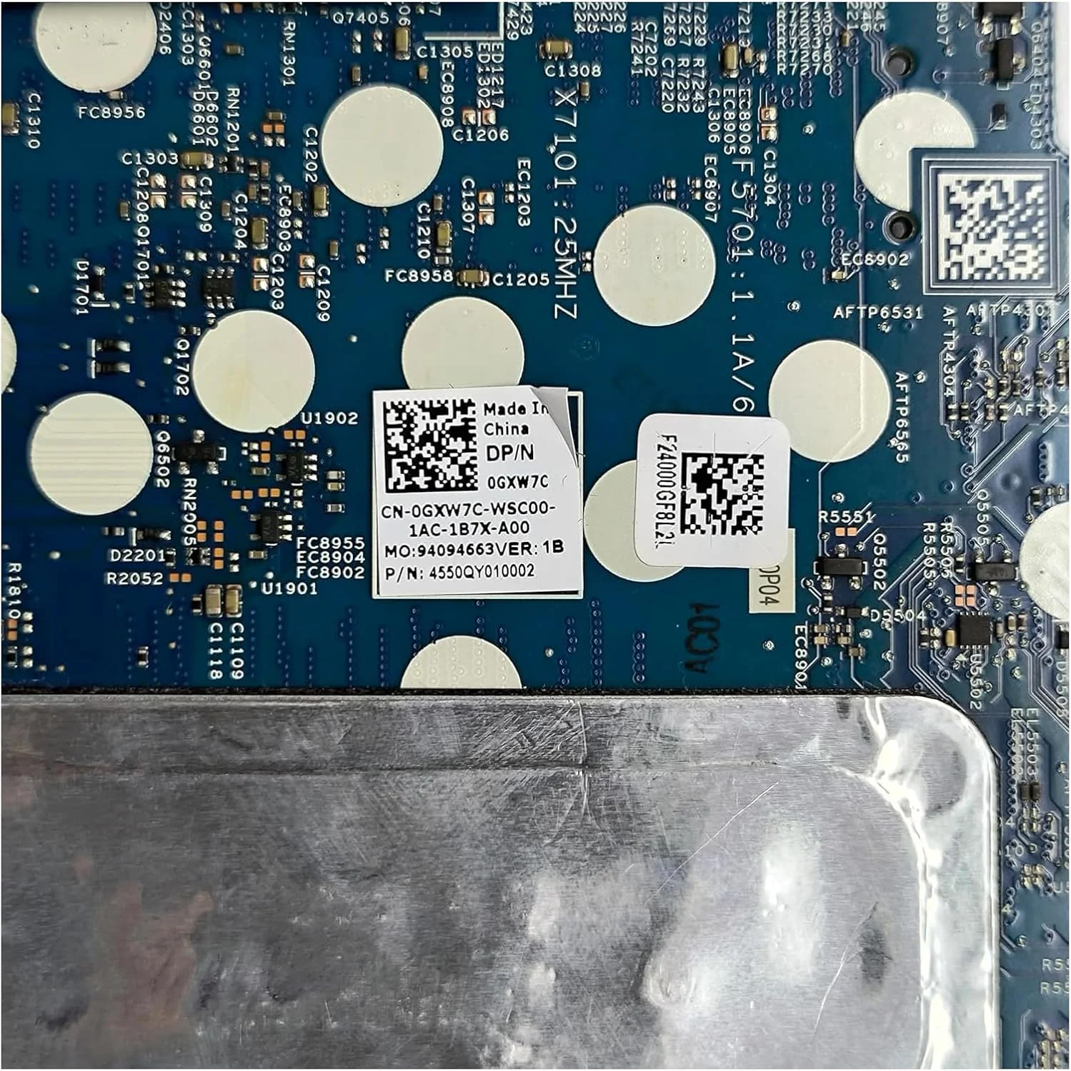 مادربرد جایگزین 0GXW7C GXW7C برای لپ تاپ Dell Inspiron 5510 مدل 213109-1 Cyborg-N15 TGL، برد اصلی سیستم PD جدید با پردازنده i5-11300H